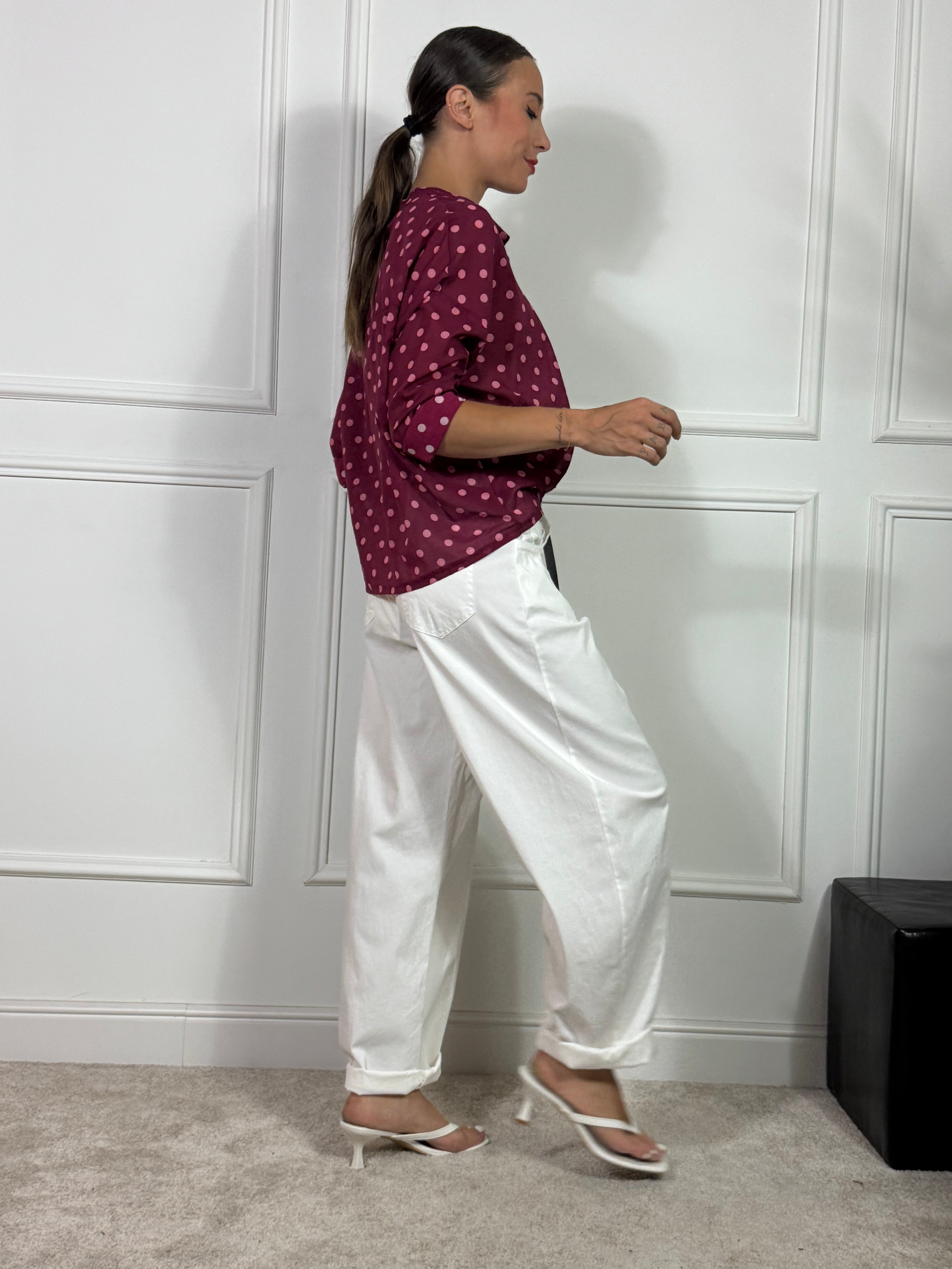 Pantalone in cotone elasticizzato Kikisix BALLOON