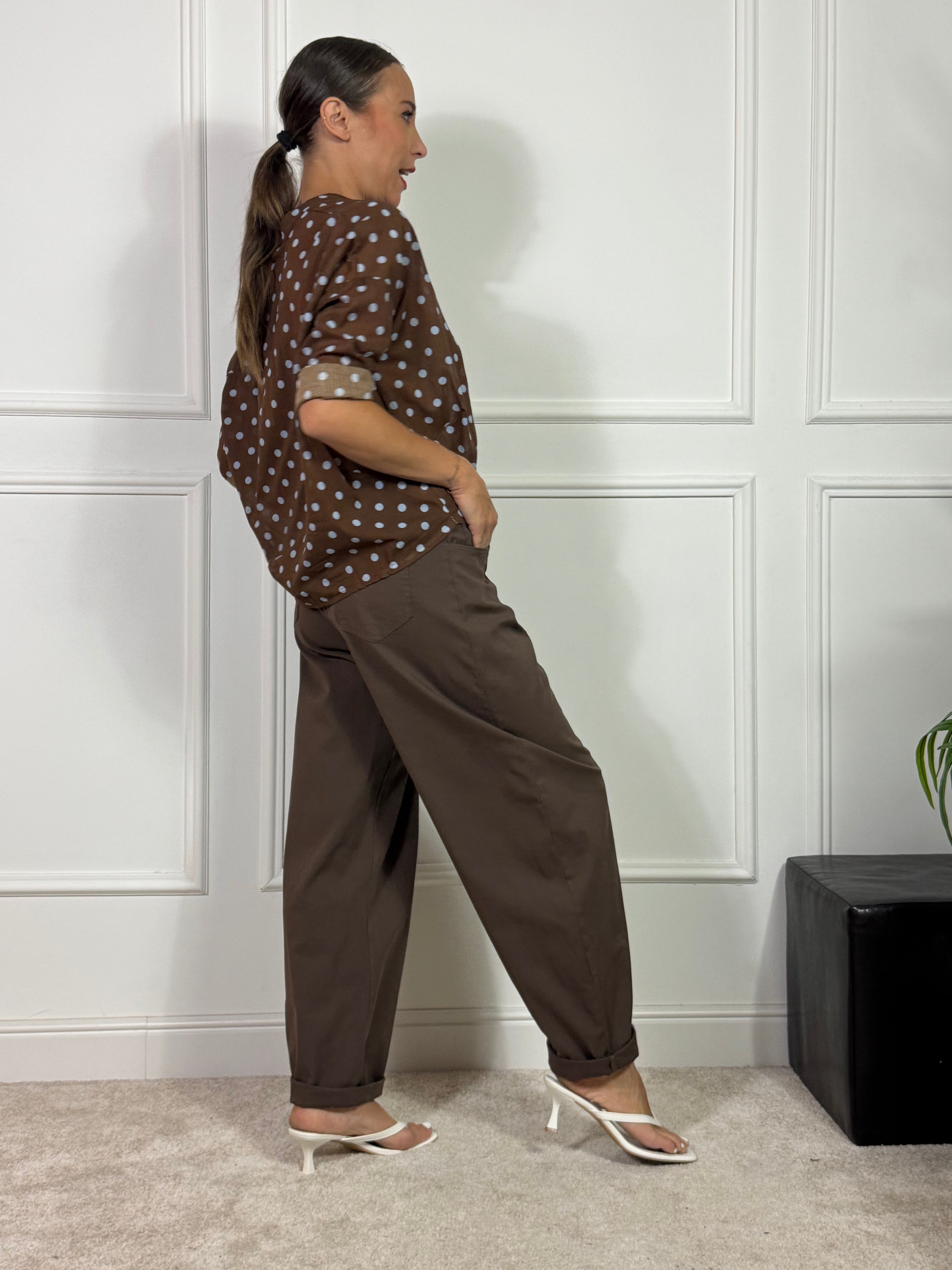 Pantalone in cotone elasticizzato Kikisix BALLOON