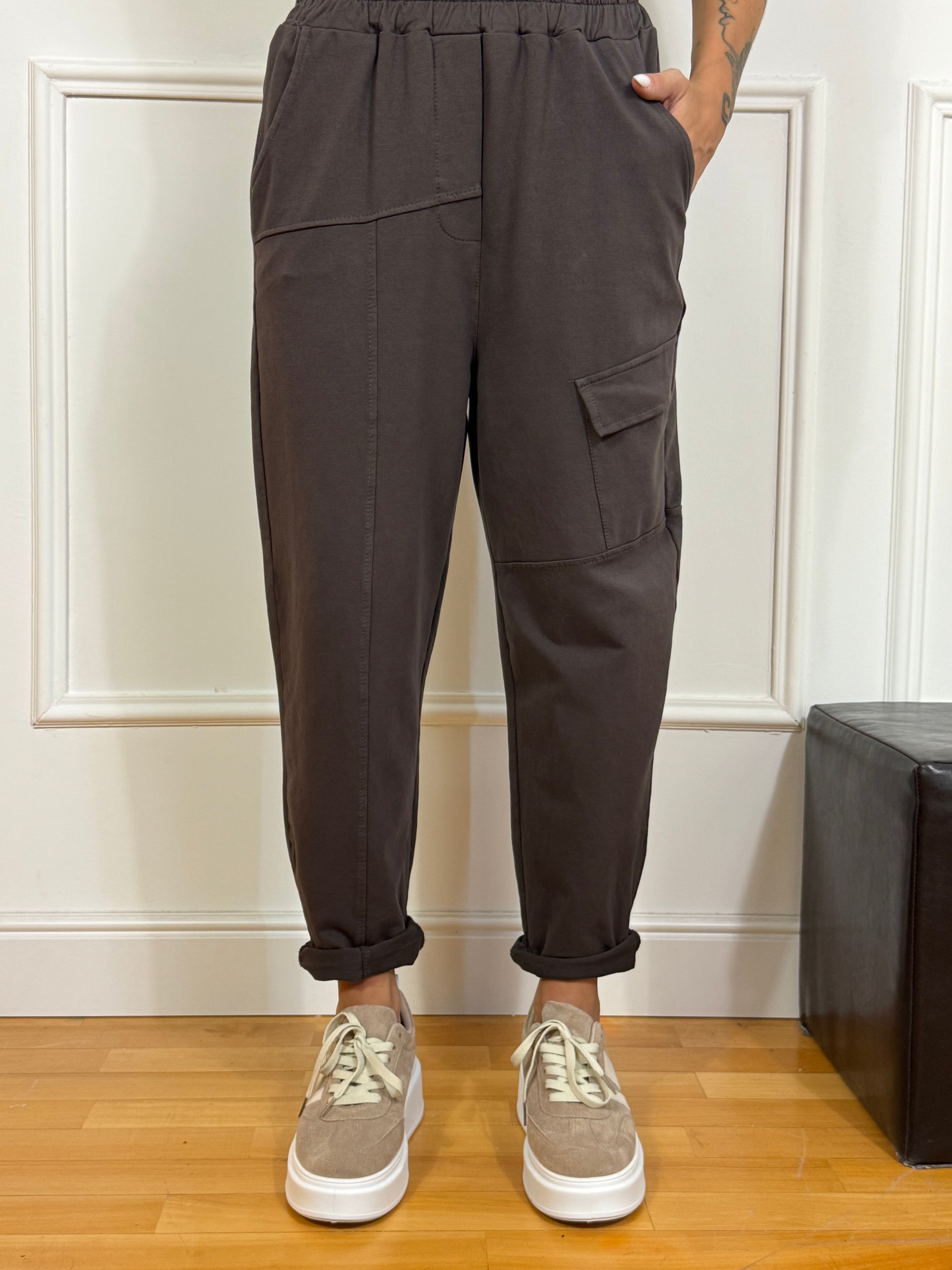 Pantalone in felpa garzata Victoria ILMH CARGO