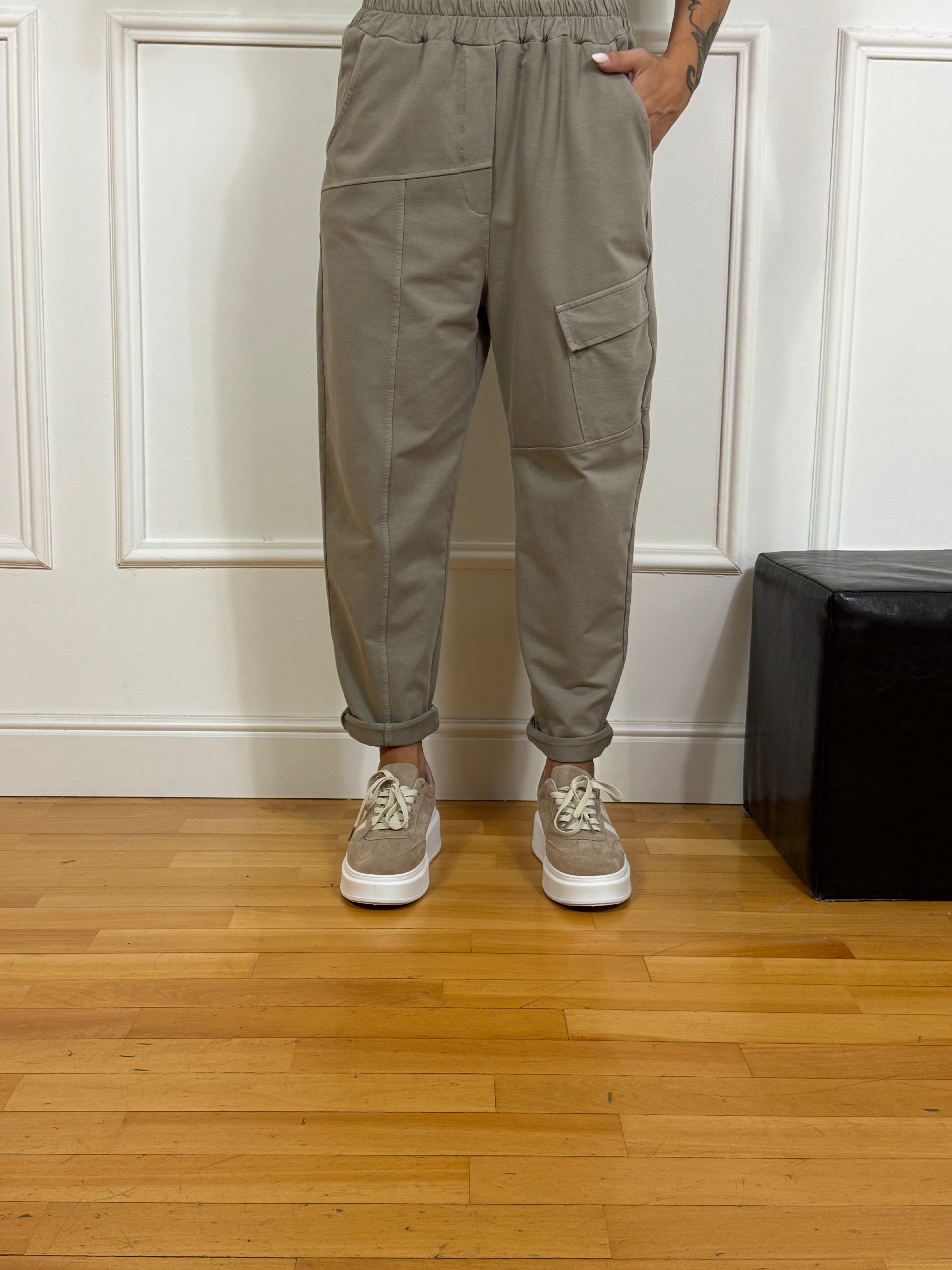 Pantalone in felpa garzata Victoria ILMH CARGO