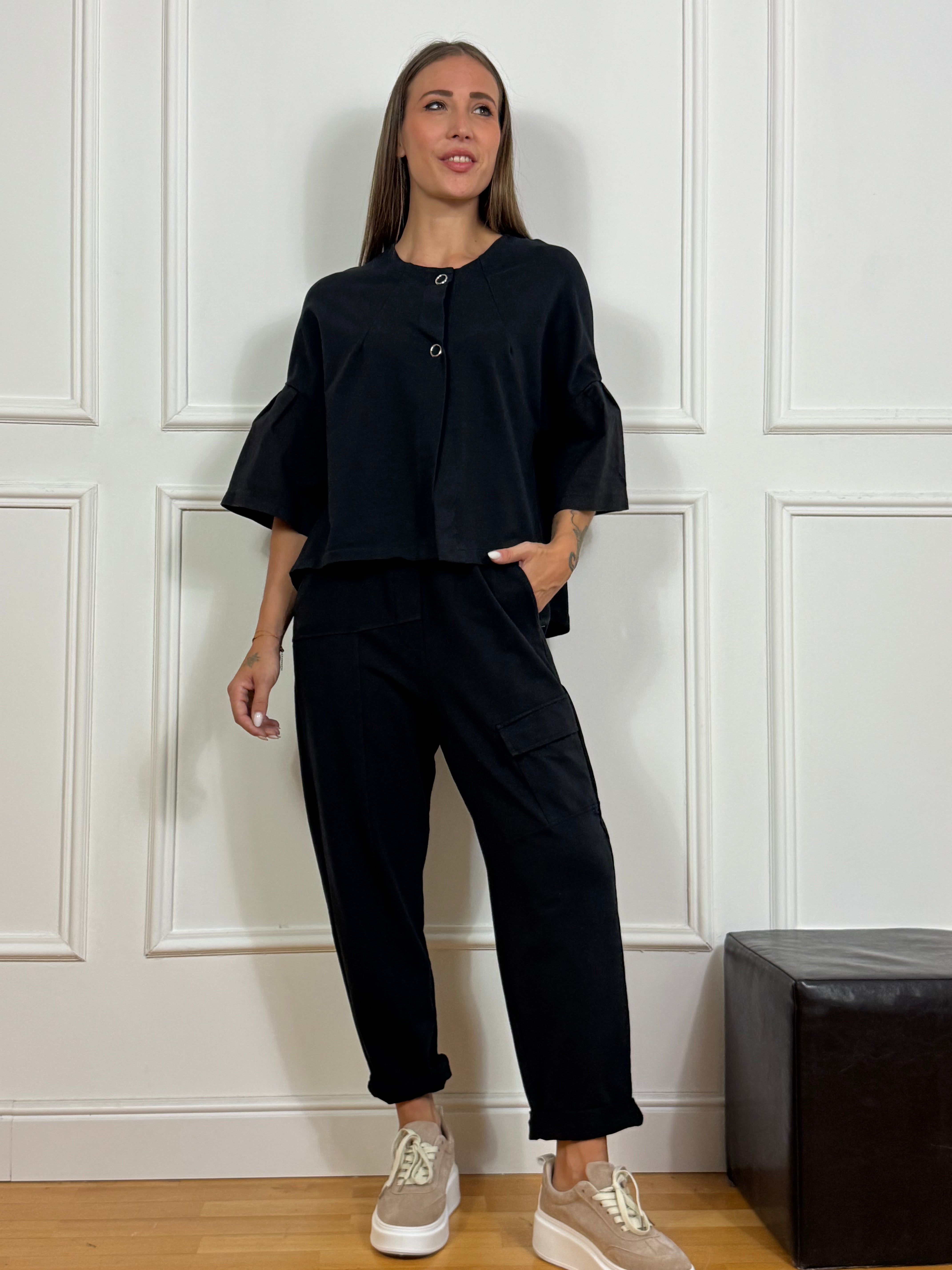 Pantalone in felpa garzata Victoria ILMH CARGO