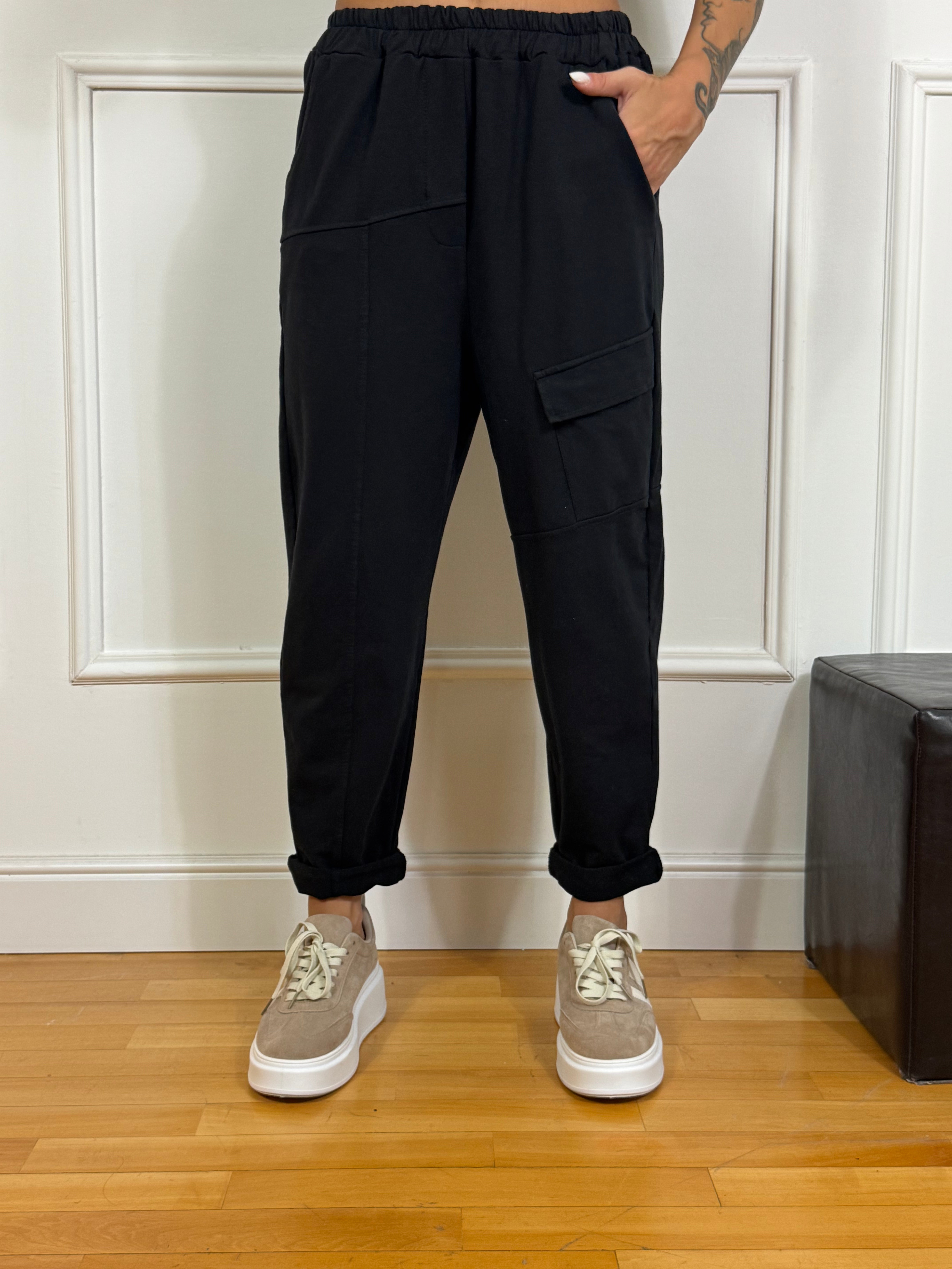Pantalone in felpa garzata Victoria ILMH CARGO