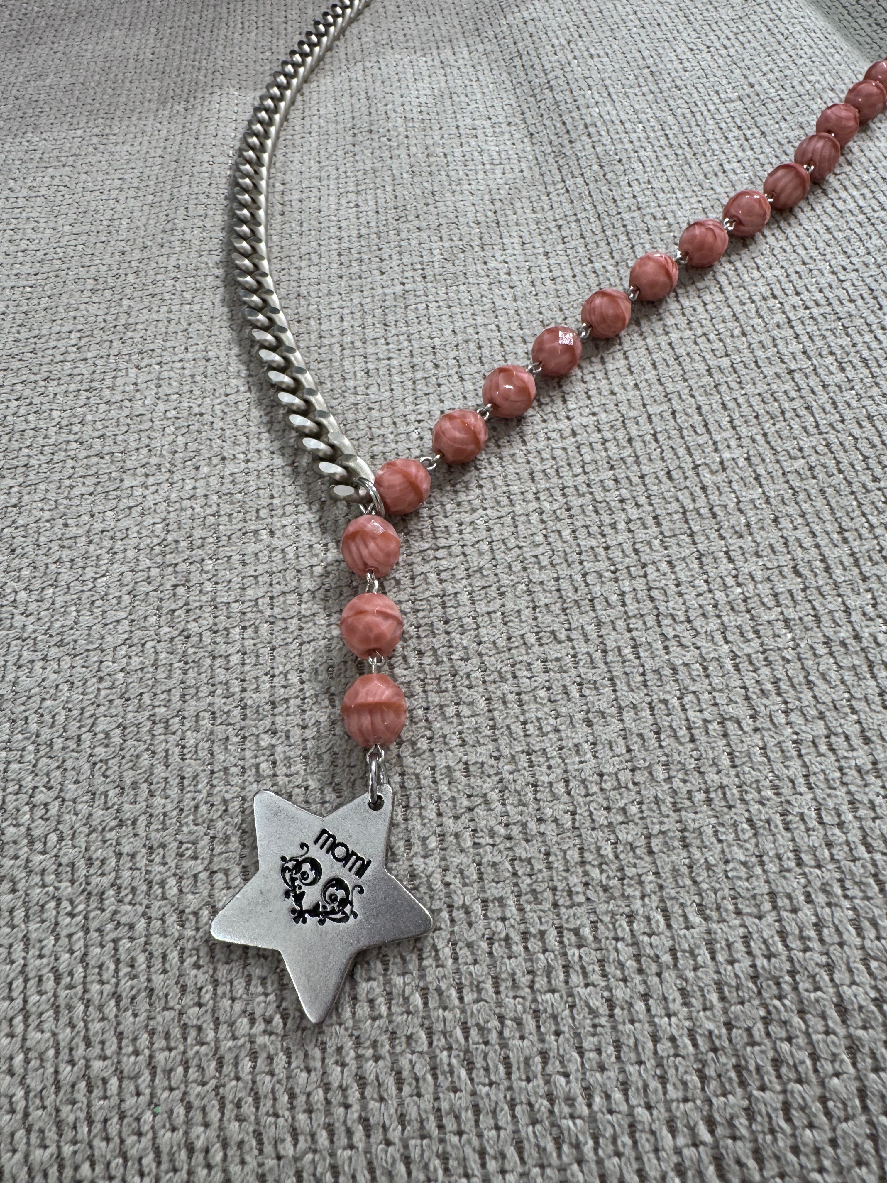 Collana Momi FRANCESCA LUNGA - catena ARGENTO - ciondolo STELLA