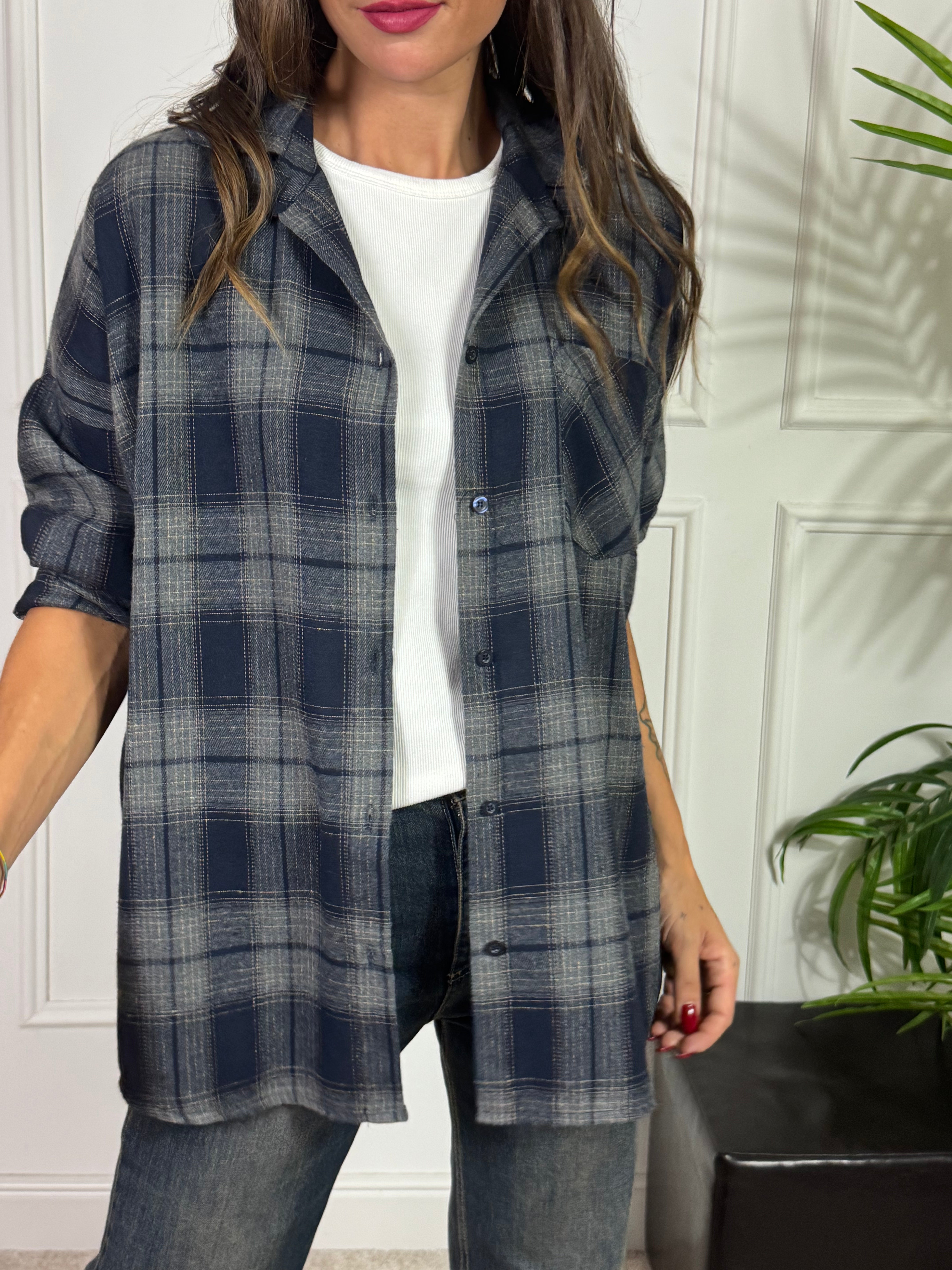 Camicia SCOZZESE Susy Mix STAMPA SCHIENA