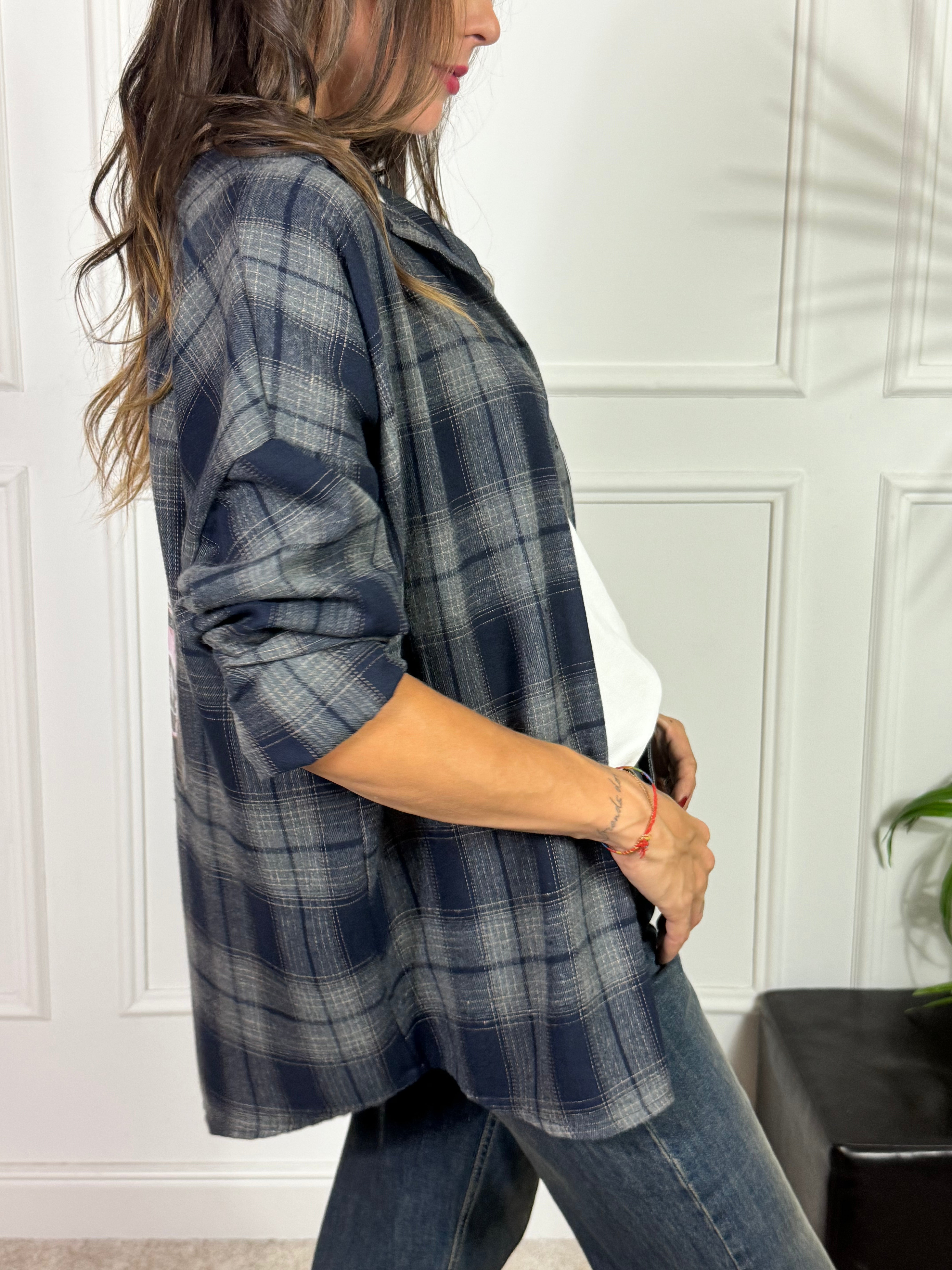 Camicia SCOZZESE Susy Mix STAMPA SCHIENA