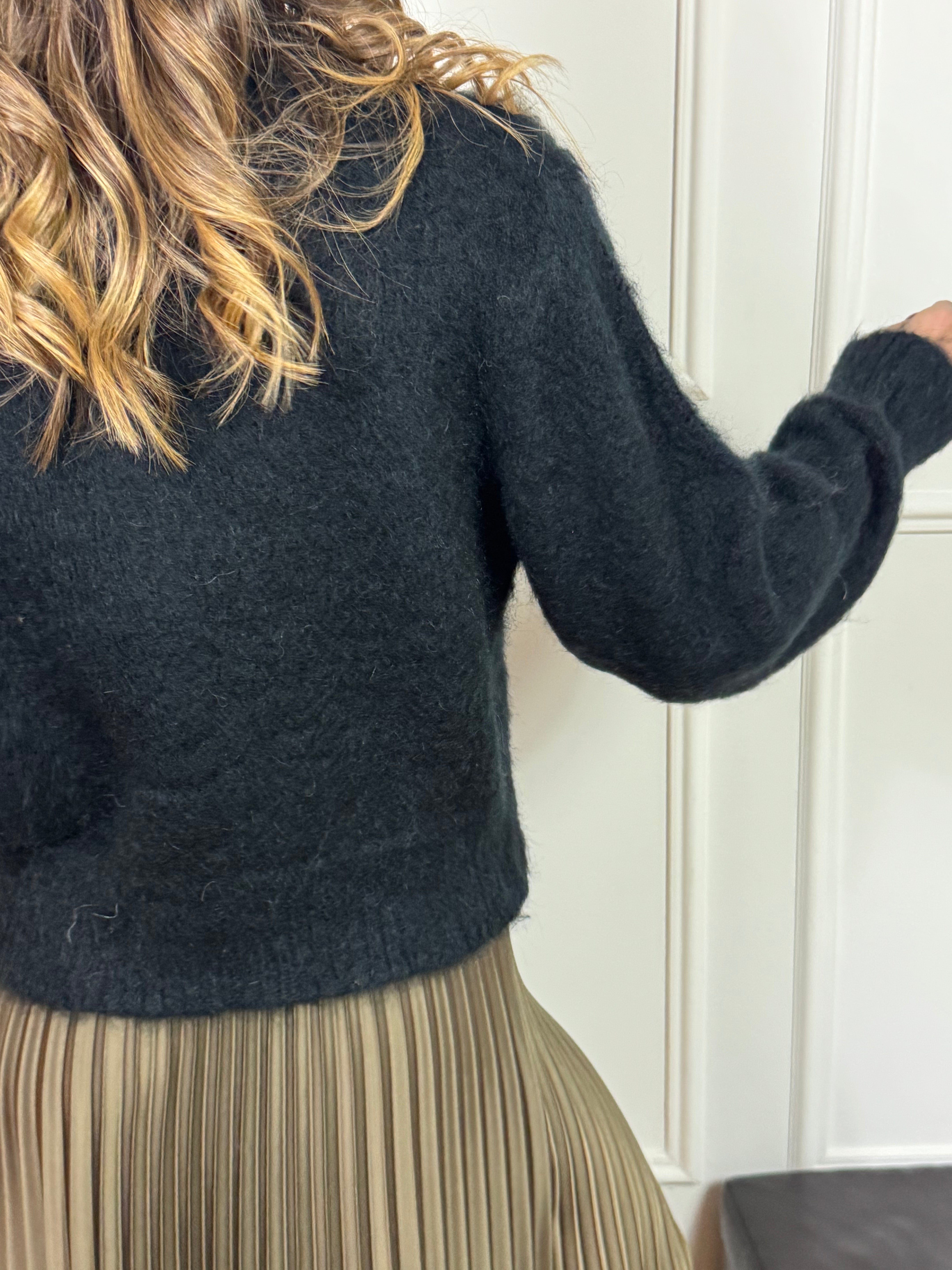 CARDIGAN CON BOTTONI misto mohair Kontatto