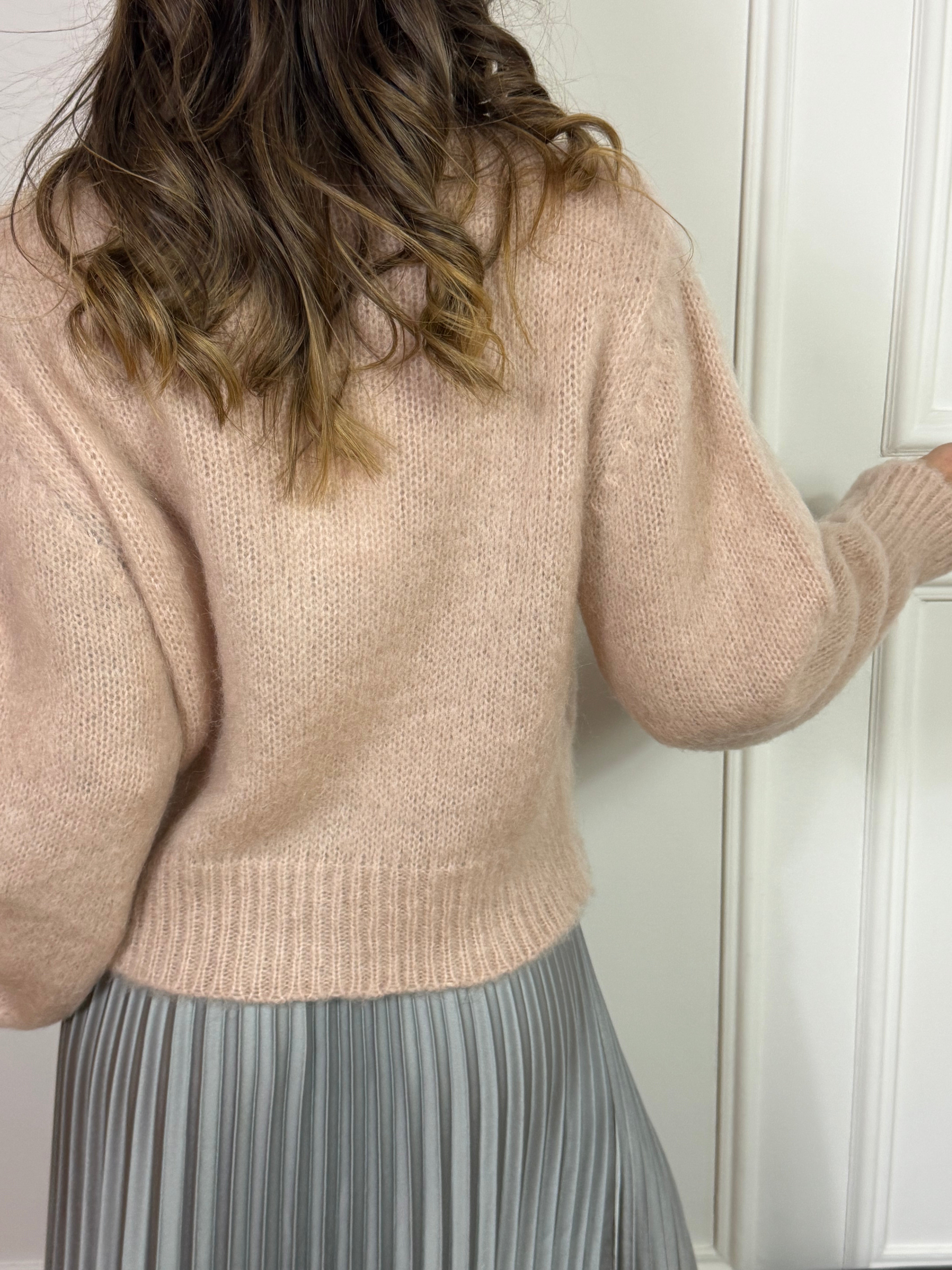 CARDIGAN CON BOTTONI misto mohair Kontatto