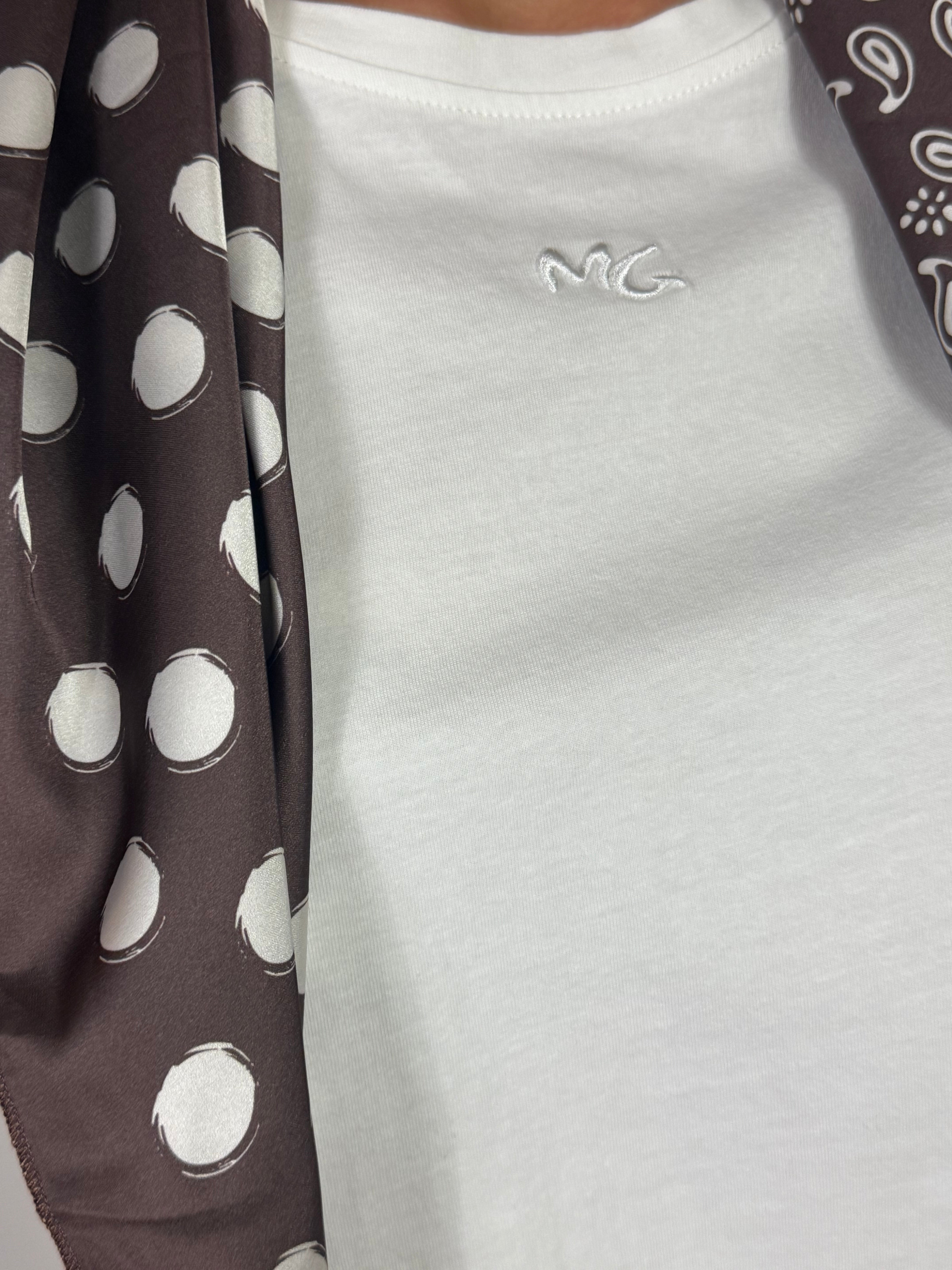 T-shirt con foulard bandana Manila Grace