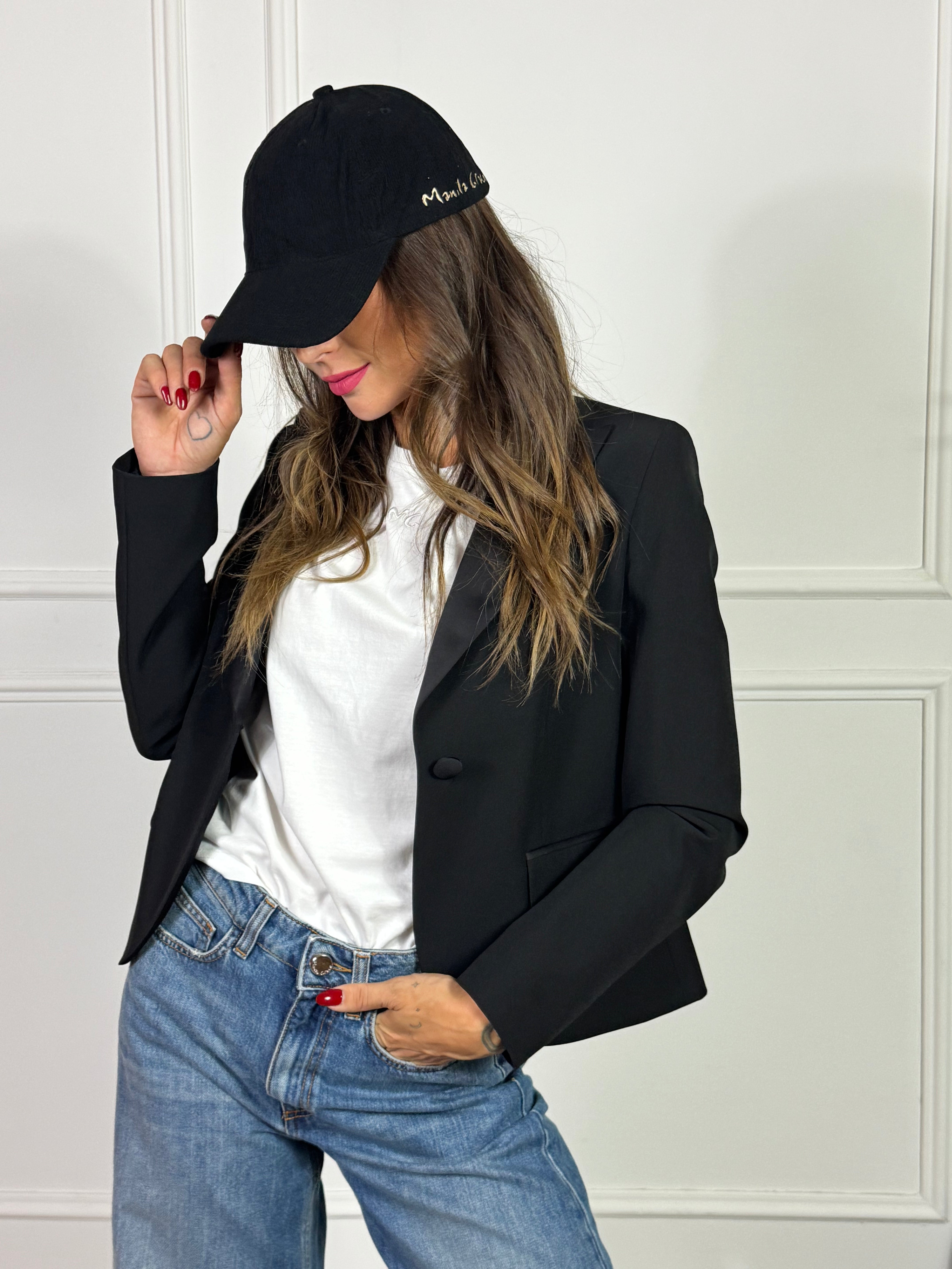 Cappello con visiera Manila Grace modello BASEBALL HAT - VELLUTO COSTINE