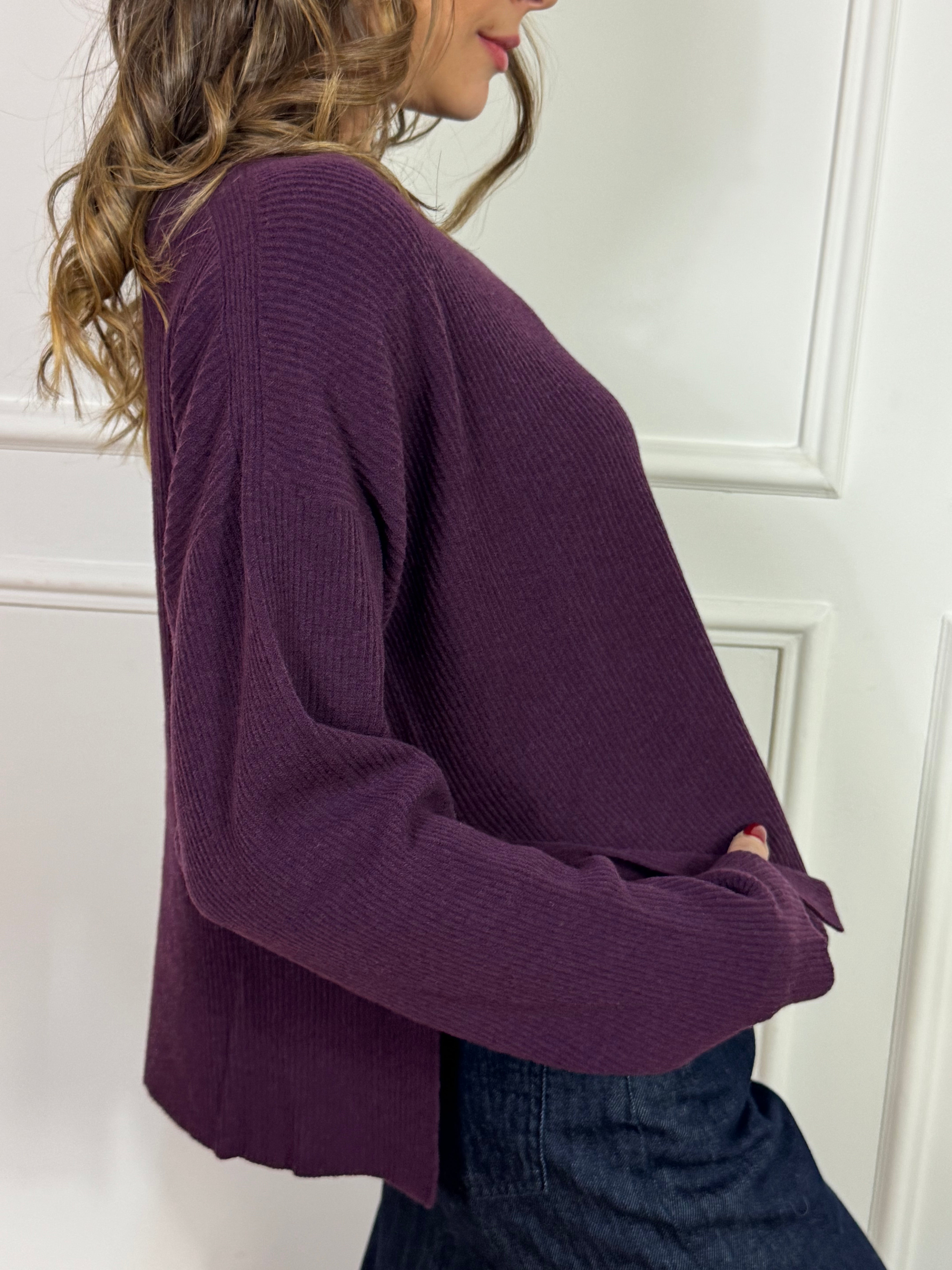 Maglia Kontatto GIROCOLLO COSTE SPACCHI