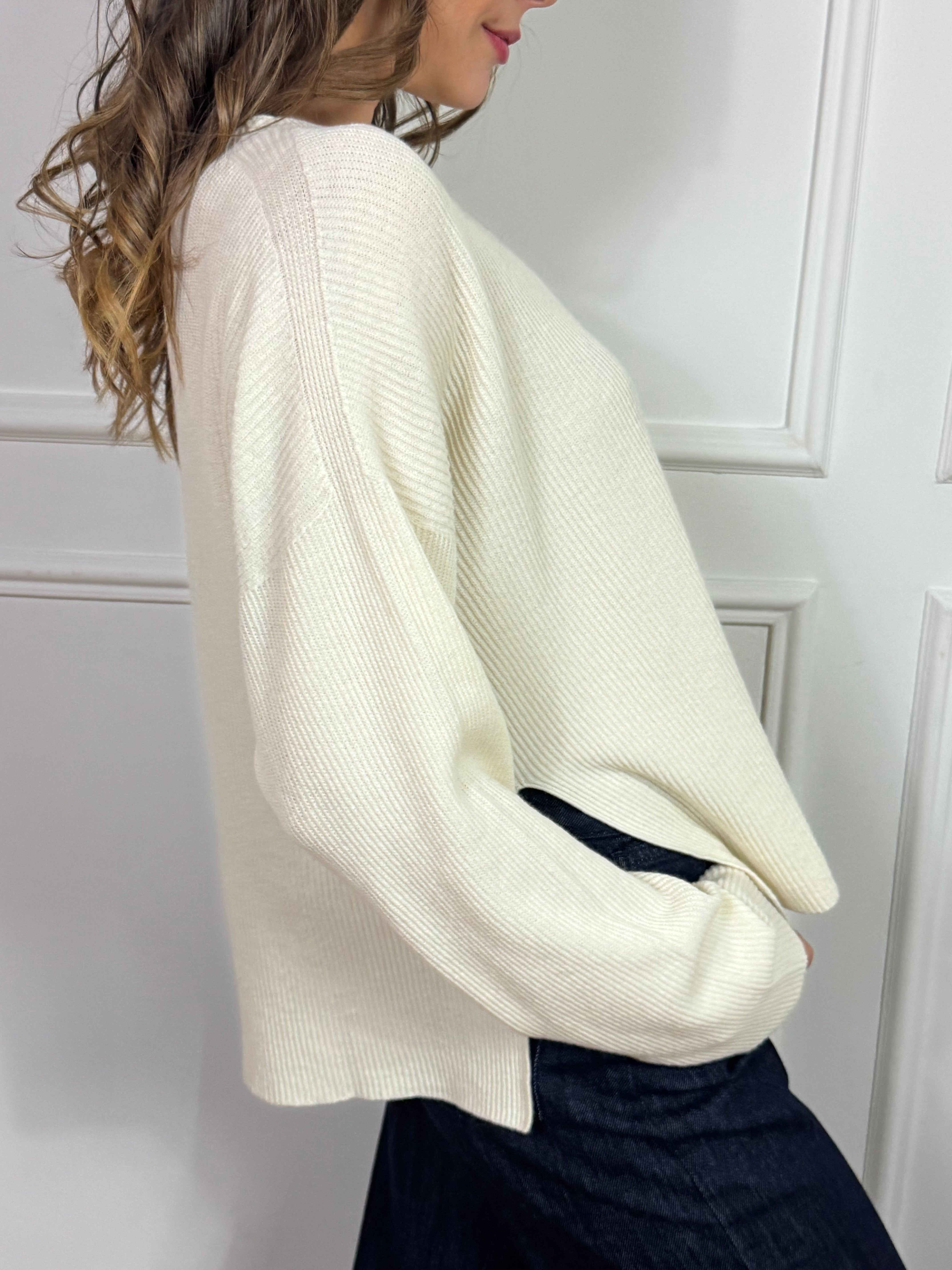 Maglia Kontatto GIROCOLLO COSTE SPACCHI