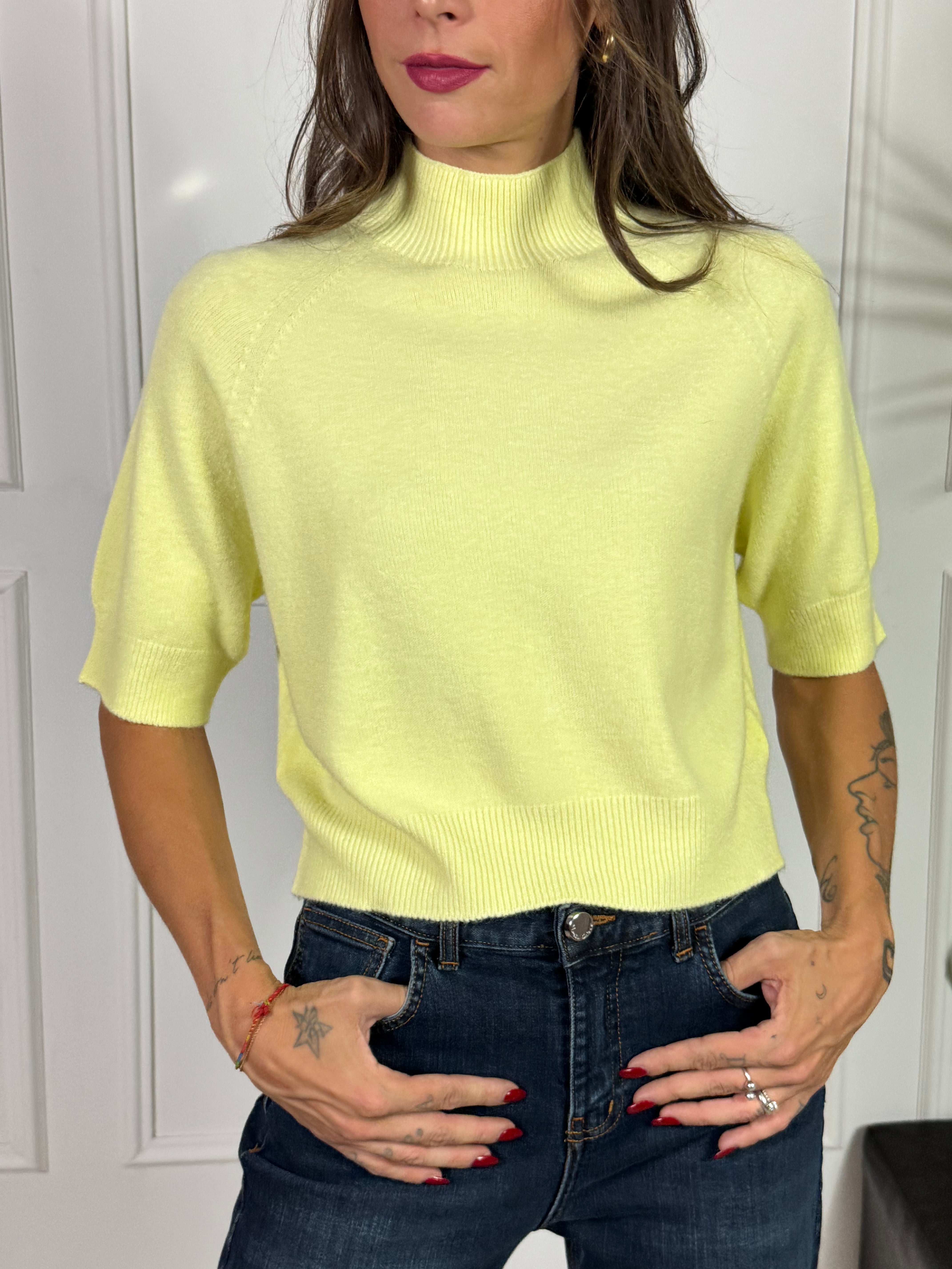 Maglia lupetto corta Manila Grace