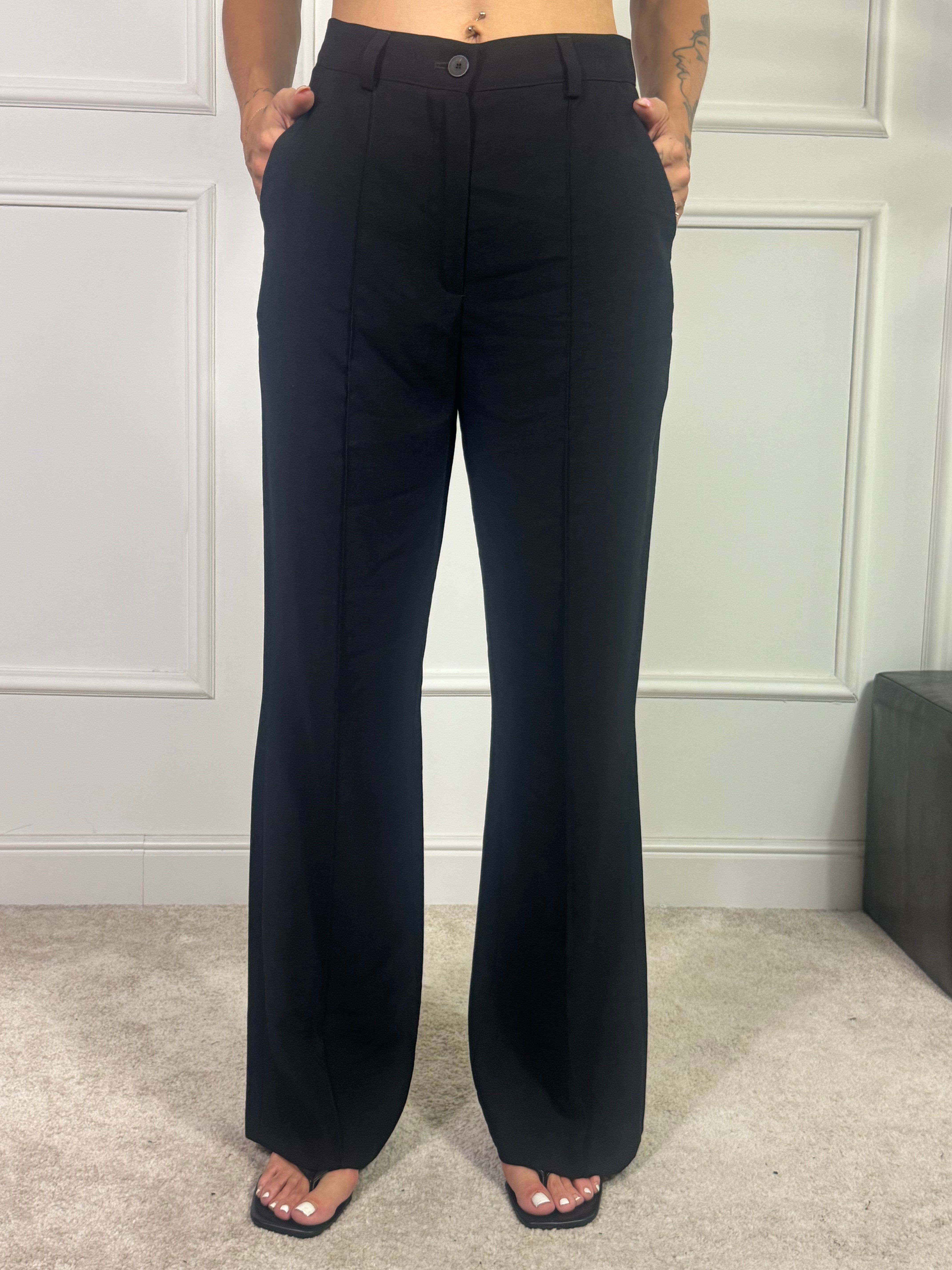 Pantalone FLARED Susy Mix NERVINA PIEGA A VISTA