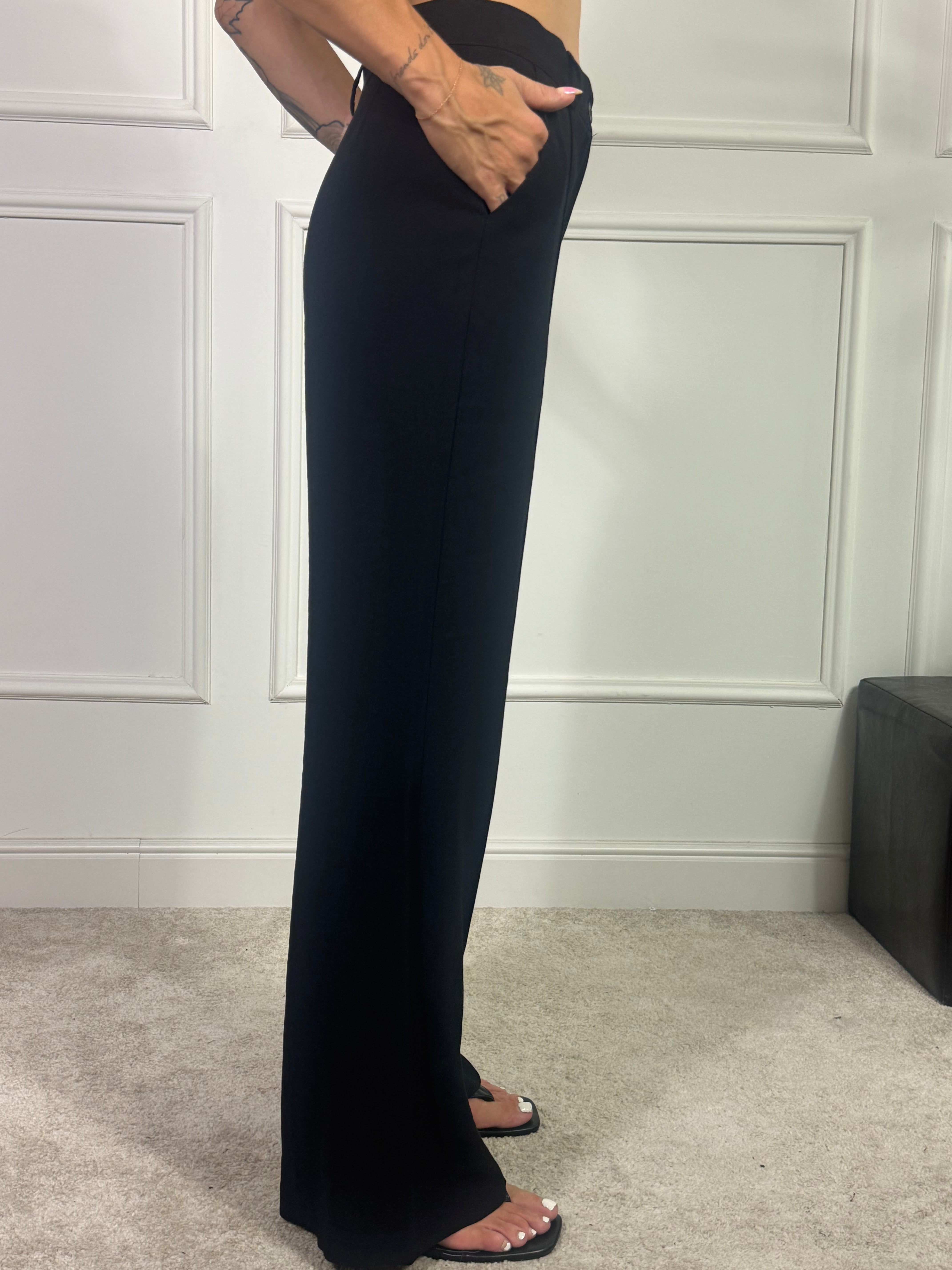 Pantalone FLARED Susy Mix NERVINA PIEGA A VISTA