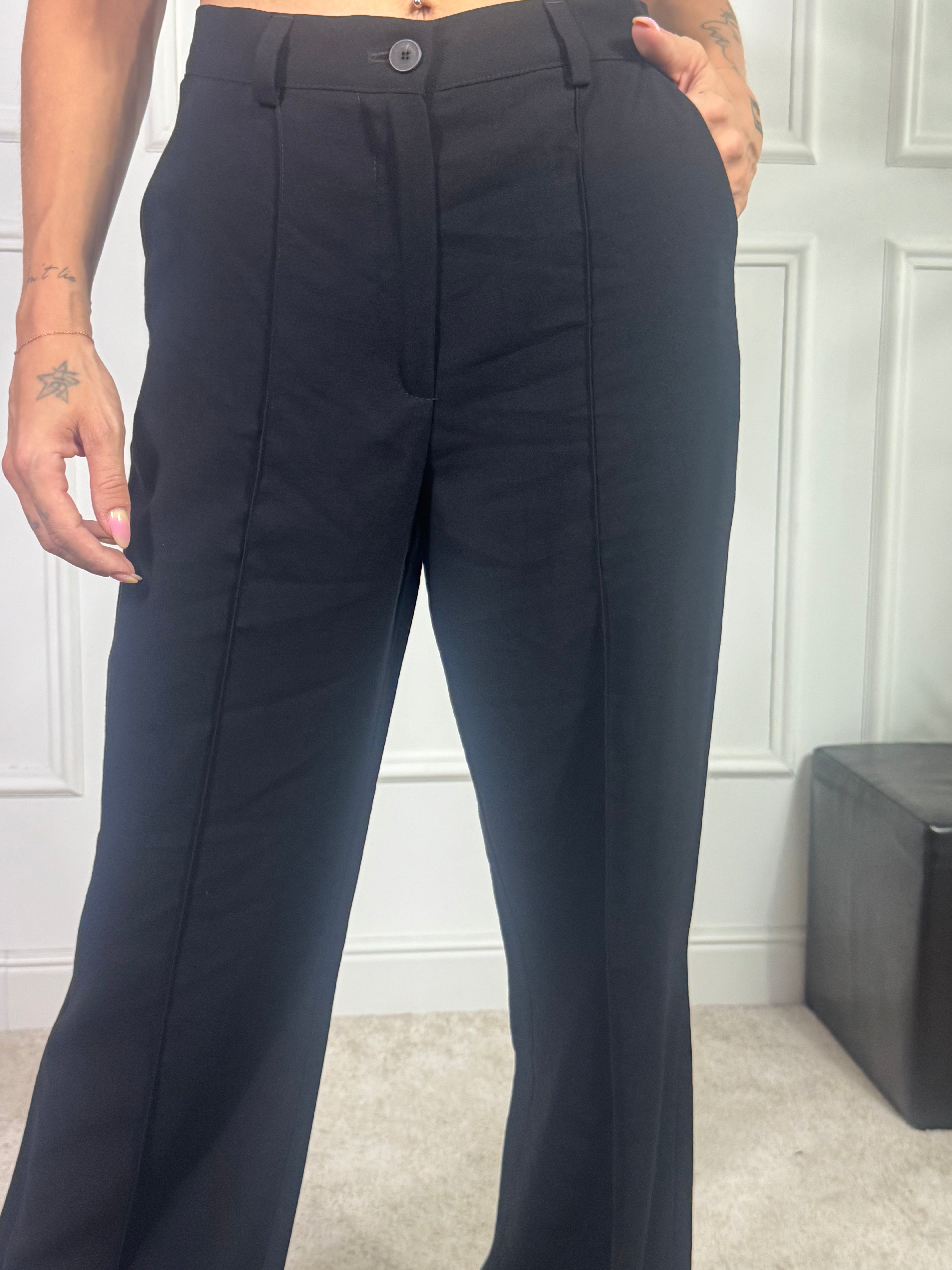 Pantalone FLARED Susy Mix NERVINA PIEGA A VISTA
