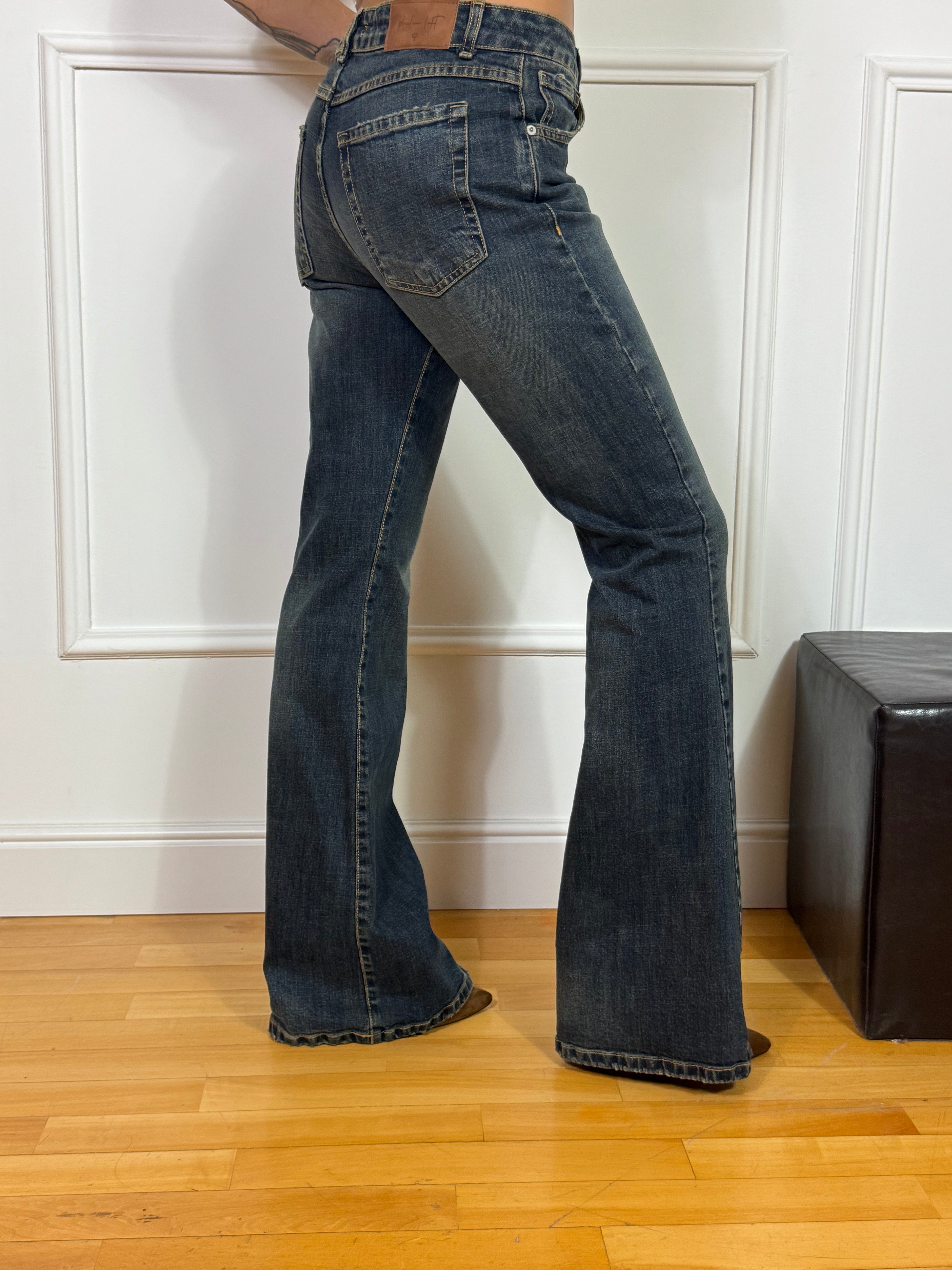 Jeans a ZAMPA  PHILIA LOFT - lavaggio SABBIATO VINTAGE