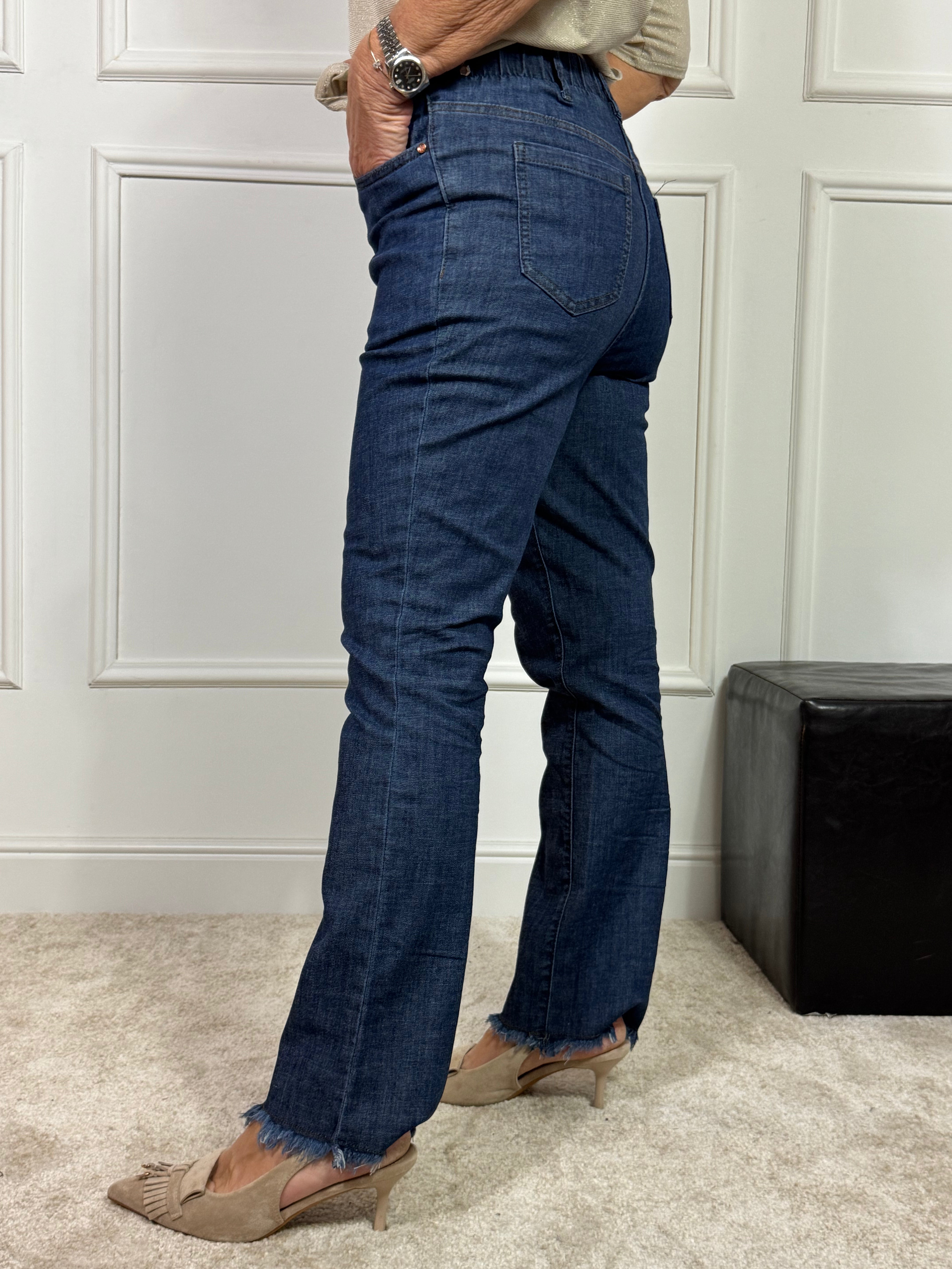 Pantalone modello STRAIGHT WITH POCKETS JEANS Ragno ART. DQ11PP