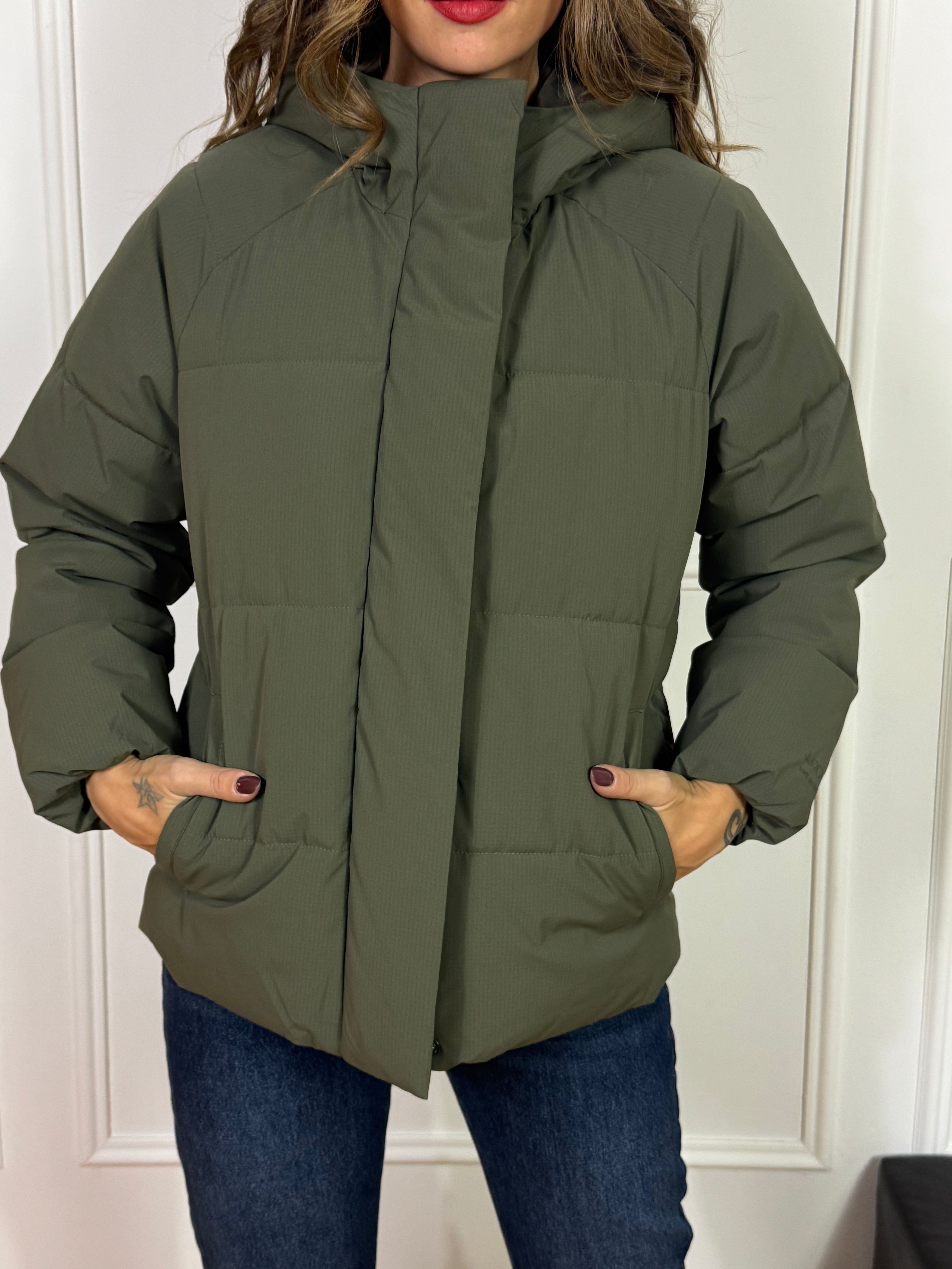 Giacca piumino GLOBAL PUFFER JJXX con CAPPUCCIO