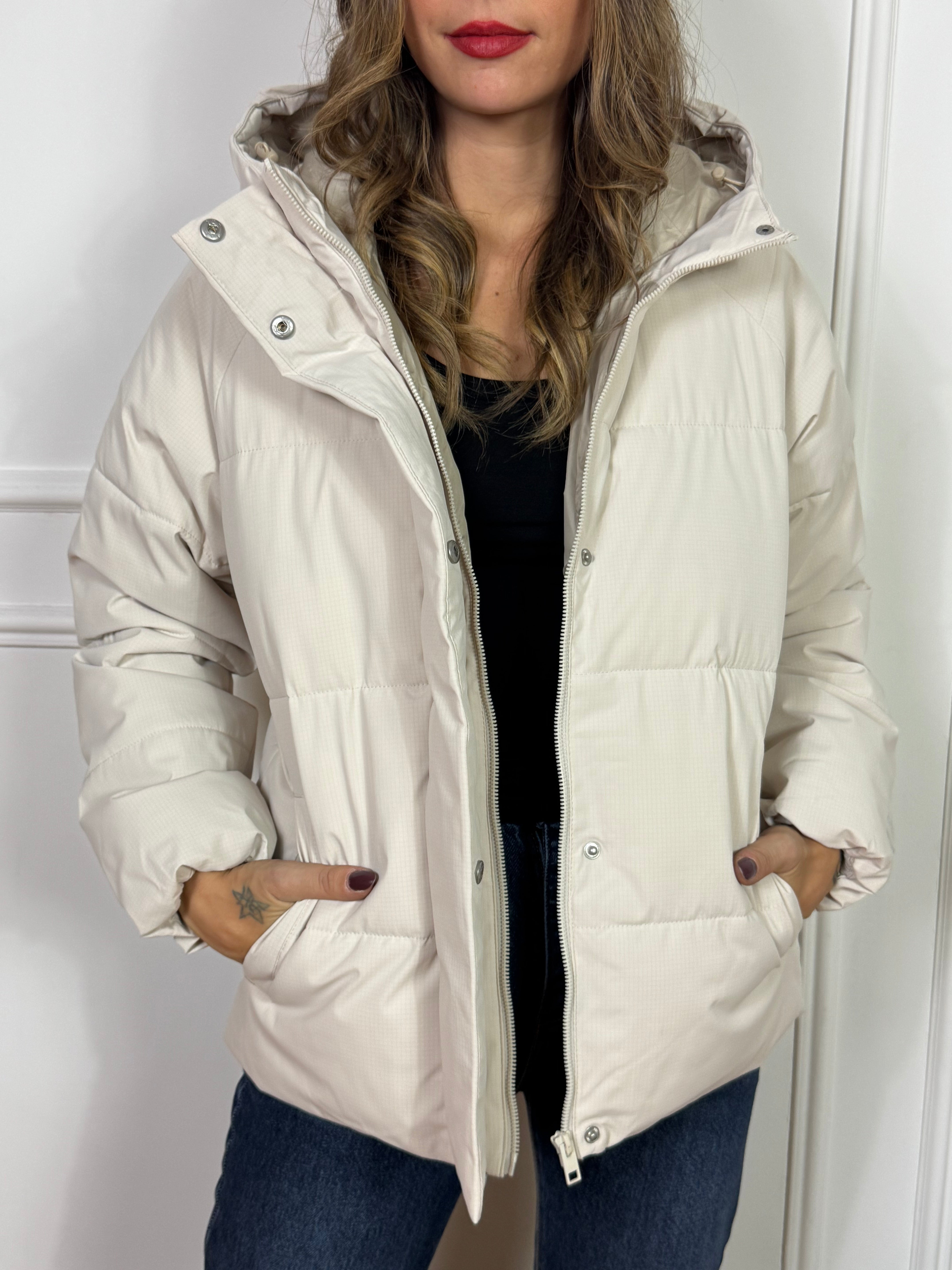 Giacca piumino GLOBAL PUFFER JJXX con CAPPUCCIO