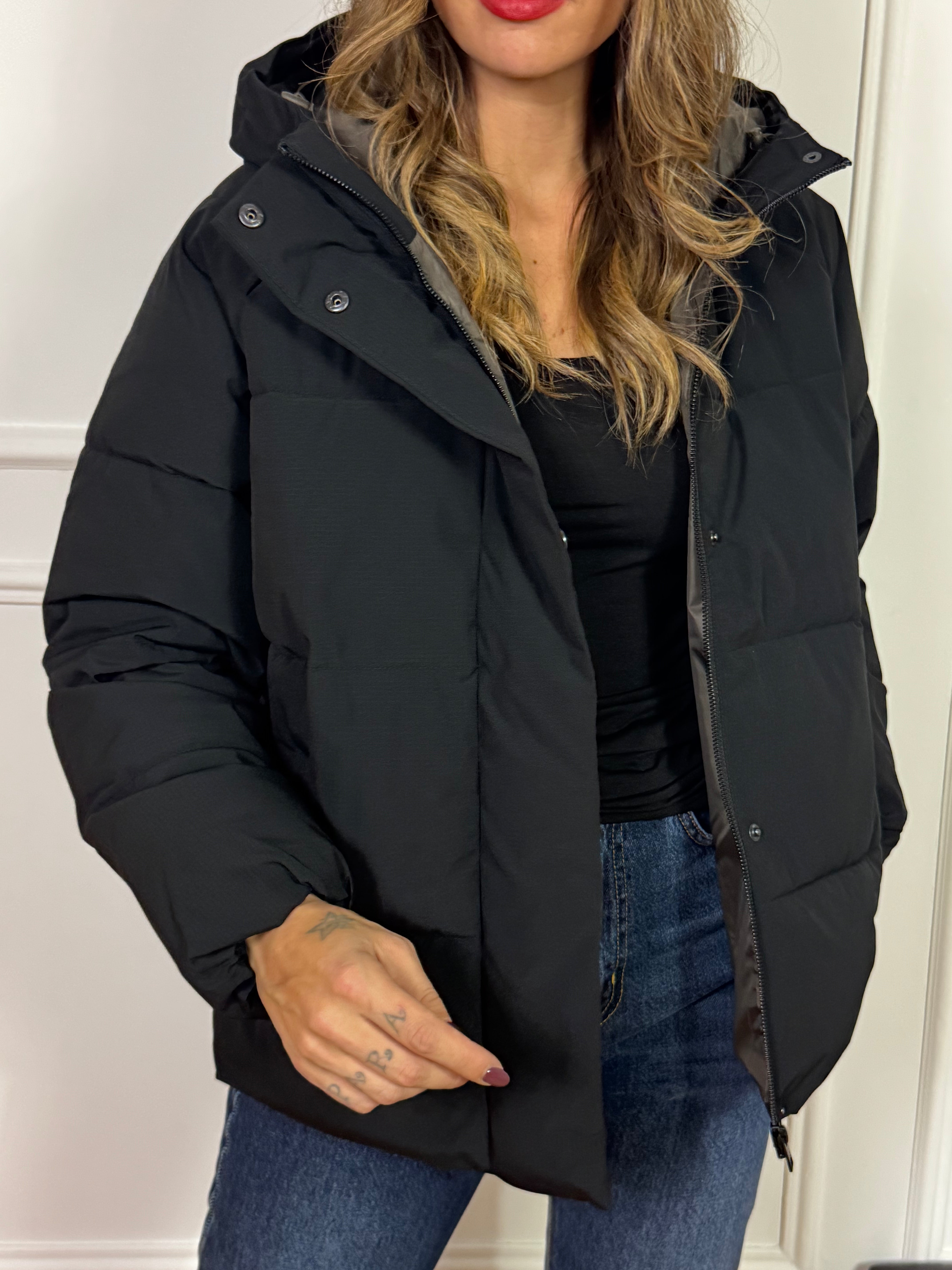 Giacca piumino GLOBAL PUFFER JJXX con CAPPUCCIO