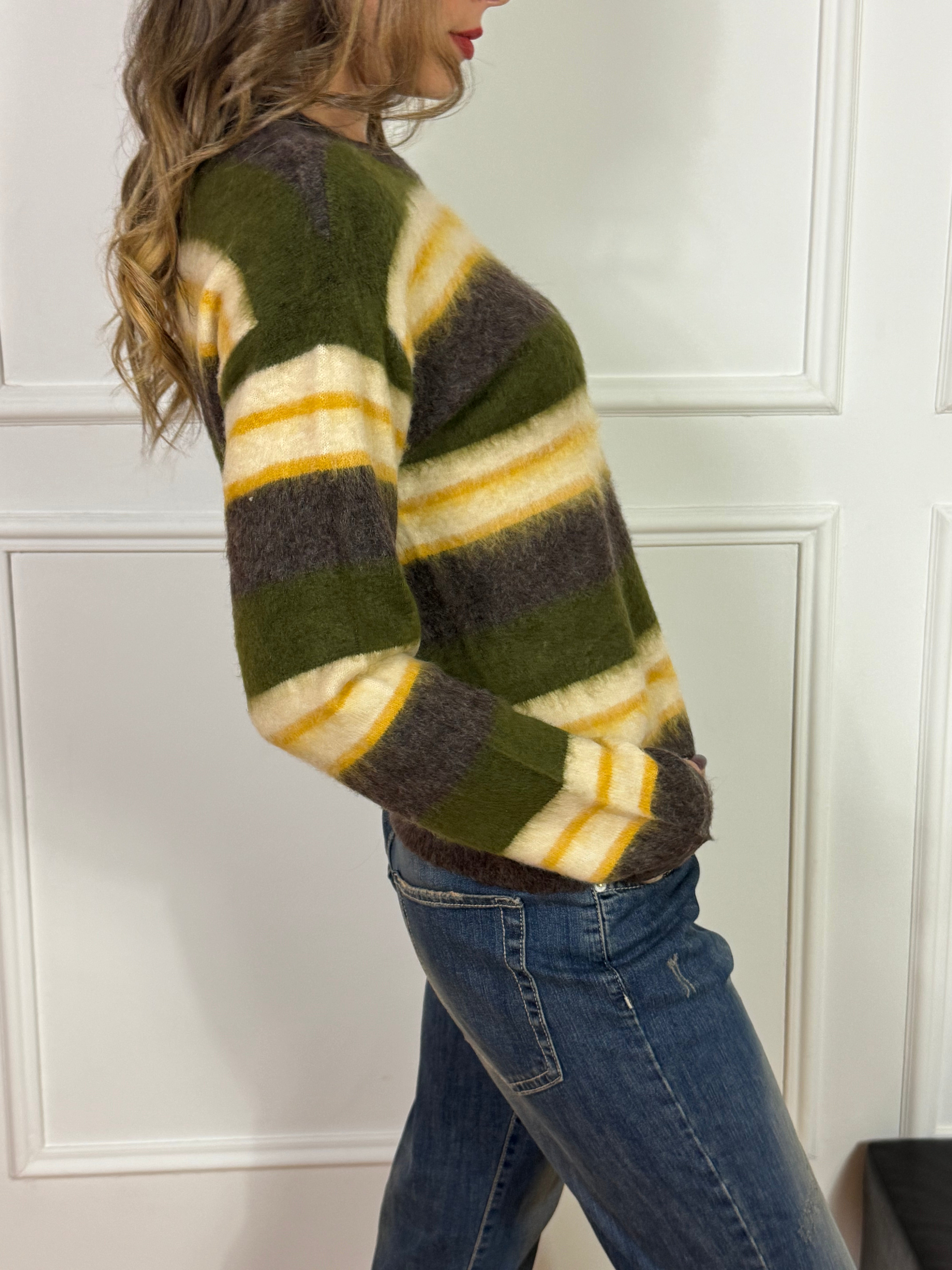 Maglia JJXX - Fluffy Knit - fantasia righe - modello MARCIA