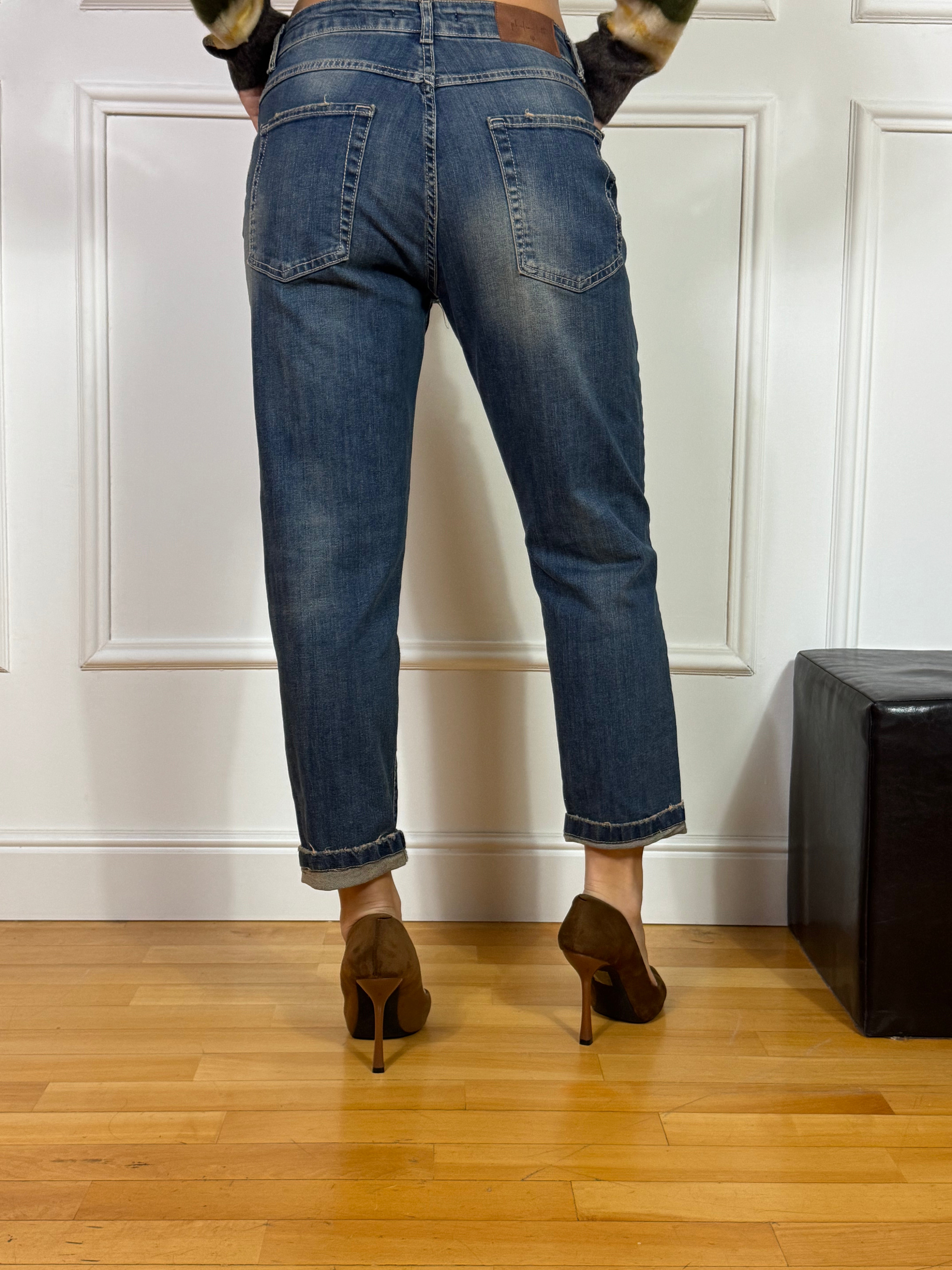 Jeans STRETTO  PHILIA LOFT - lavaggio SABBIATO VINTAGE