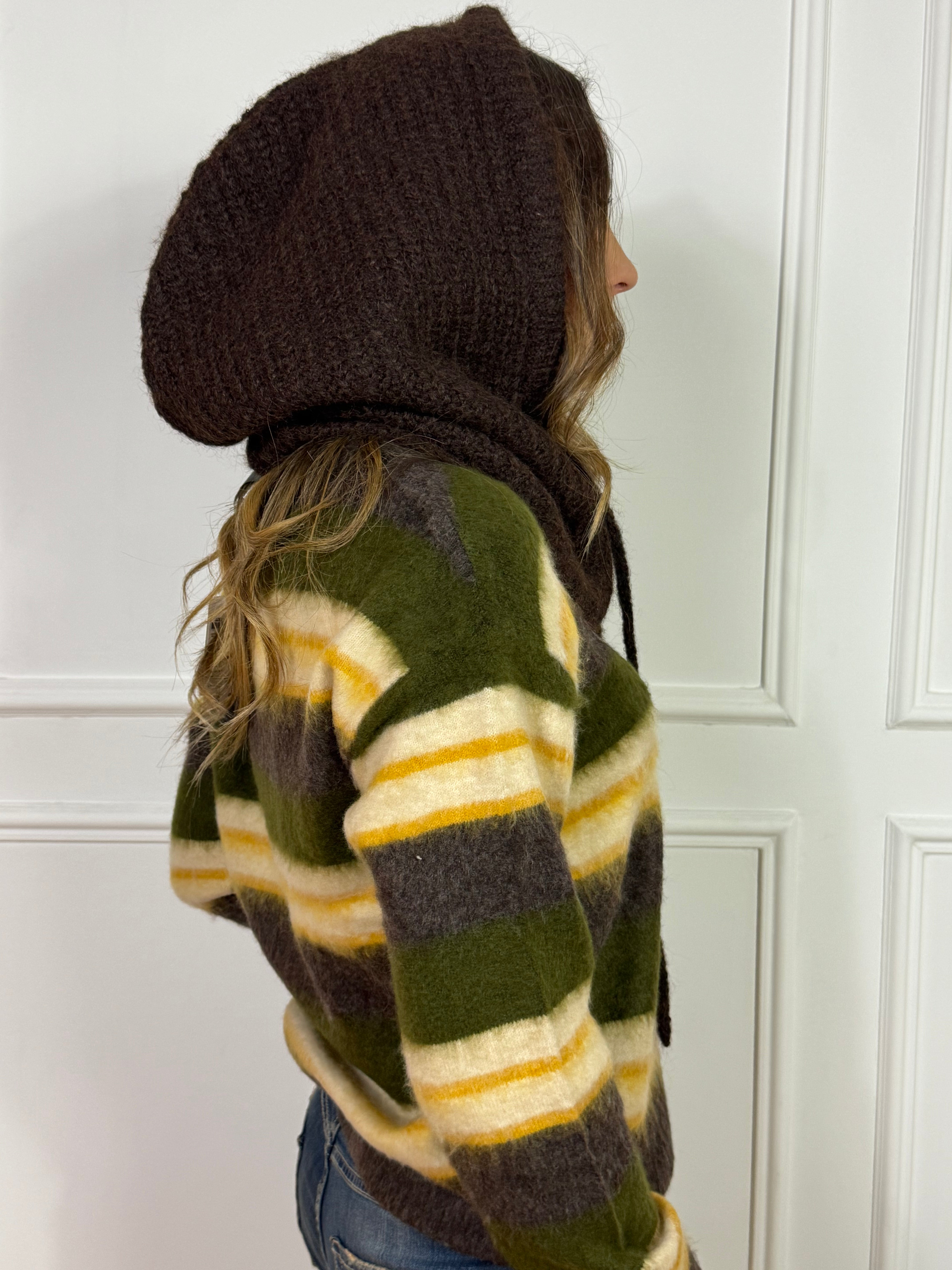 Cappuccio Balaclava JJXX modello - KATHERINE KNITTED