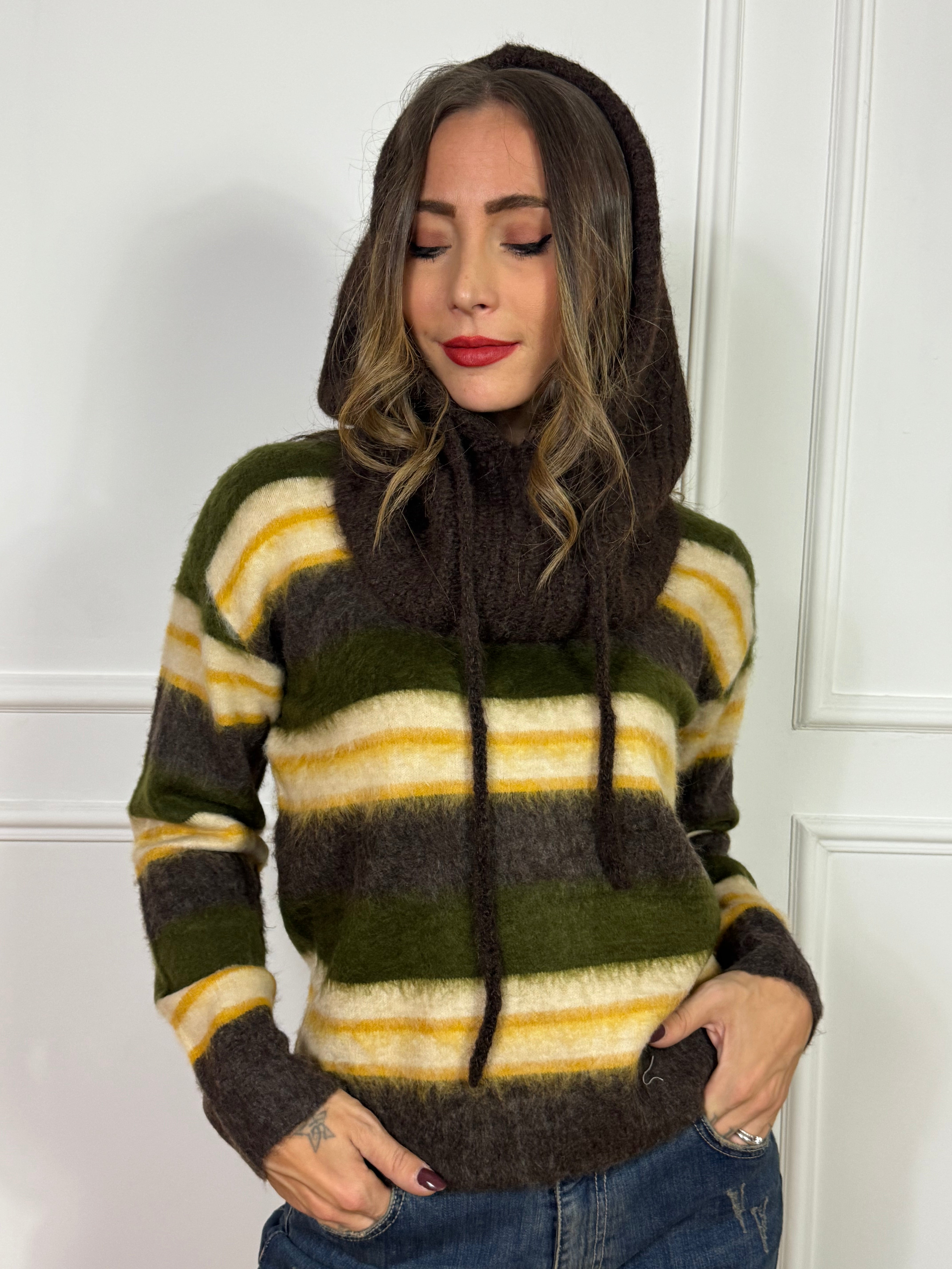 Cappuccio Balaclava JJXX modello - KATHERINE KNITTED