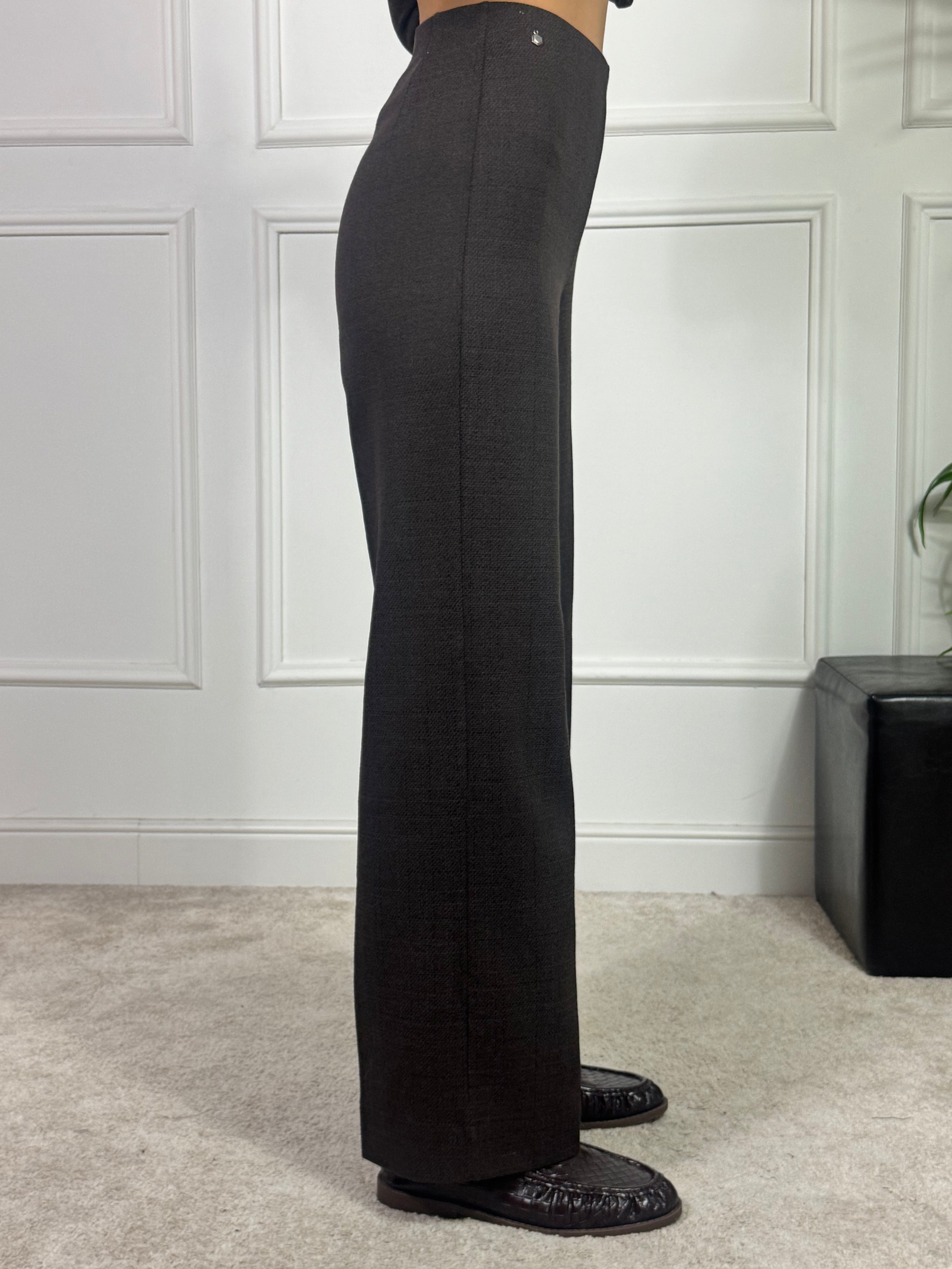 PANTALONE WIDE Ragno JACQUARD TEXTURE MELANGE