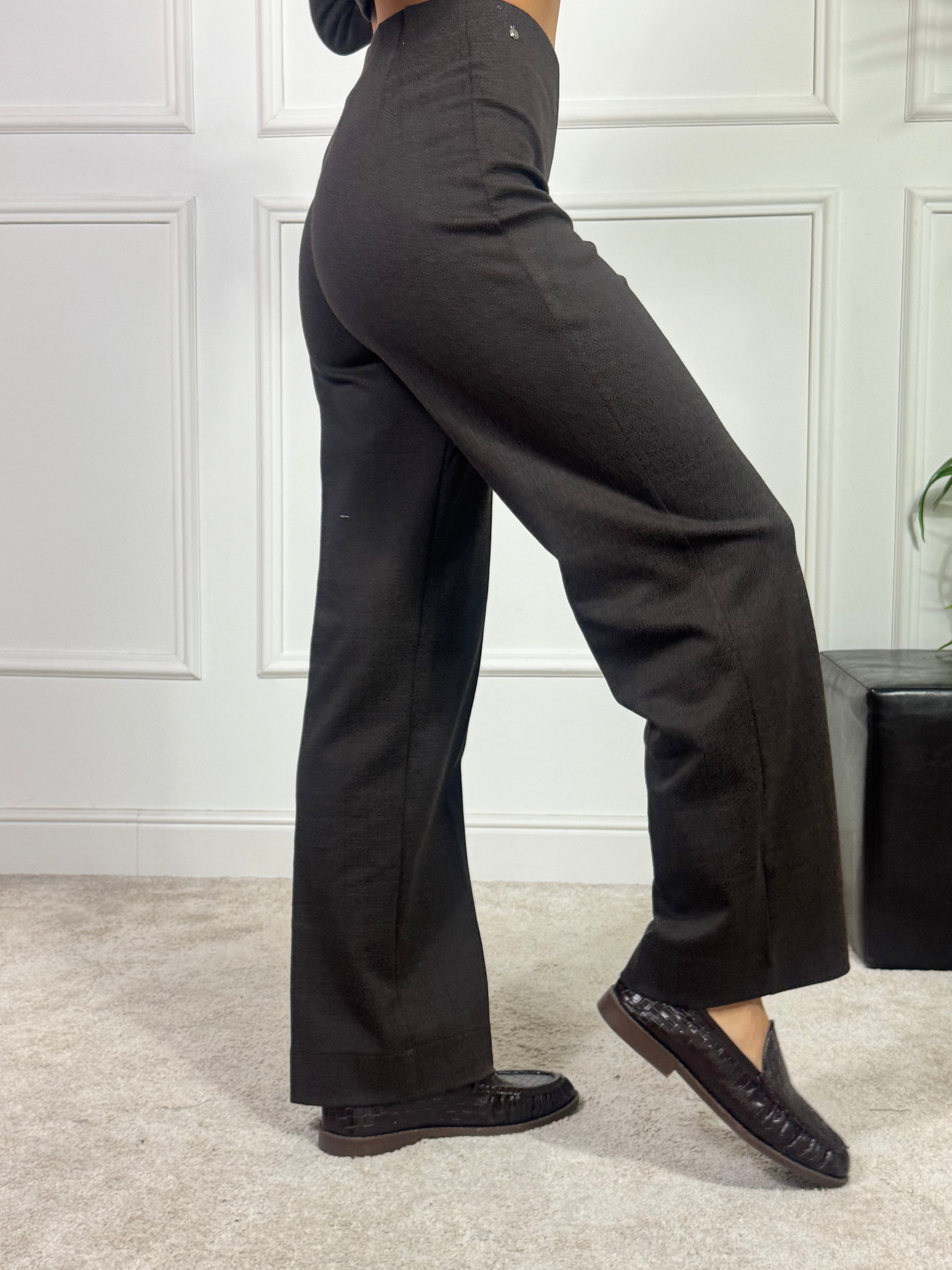 PANTALONE WIDE Ragno JACQUARD TEXTURE MELANGE