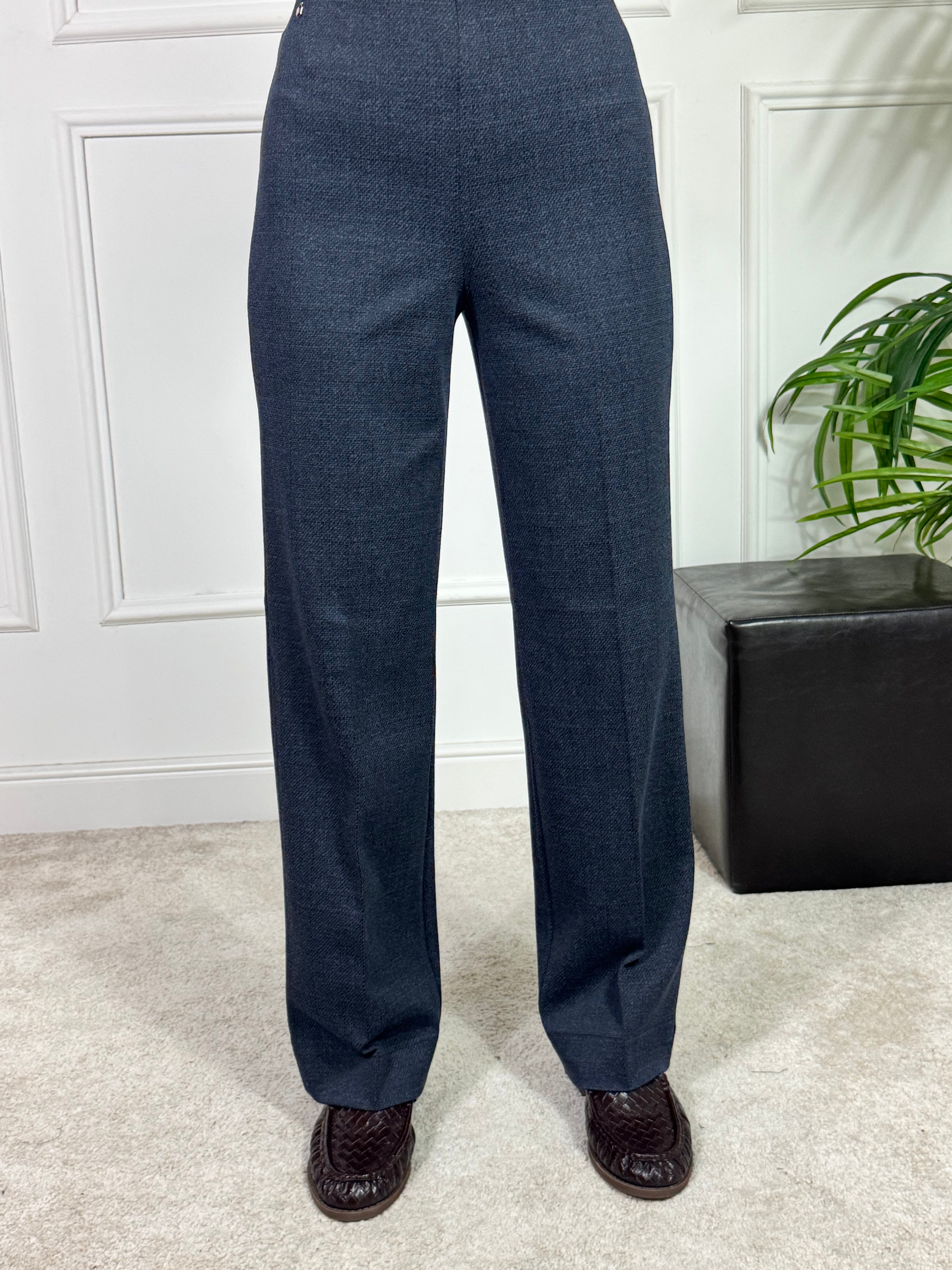 PANTALONE WIDE Ragno JACQUARD TEXTURE MELANGE