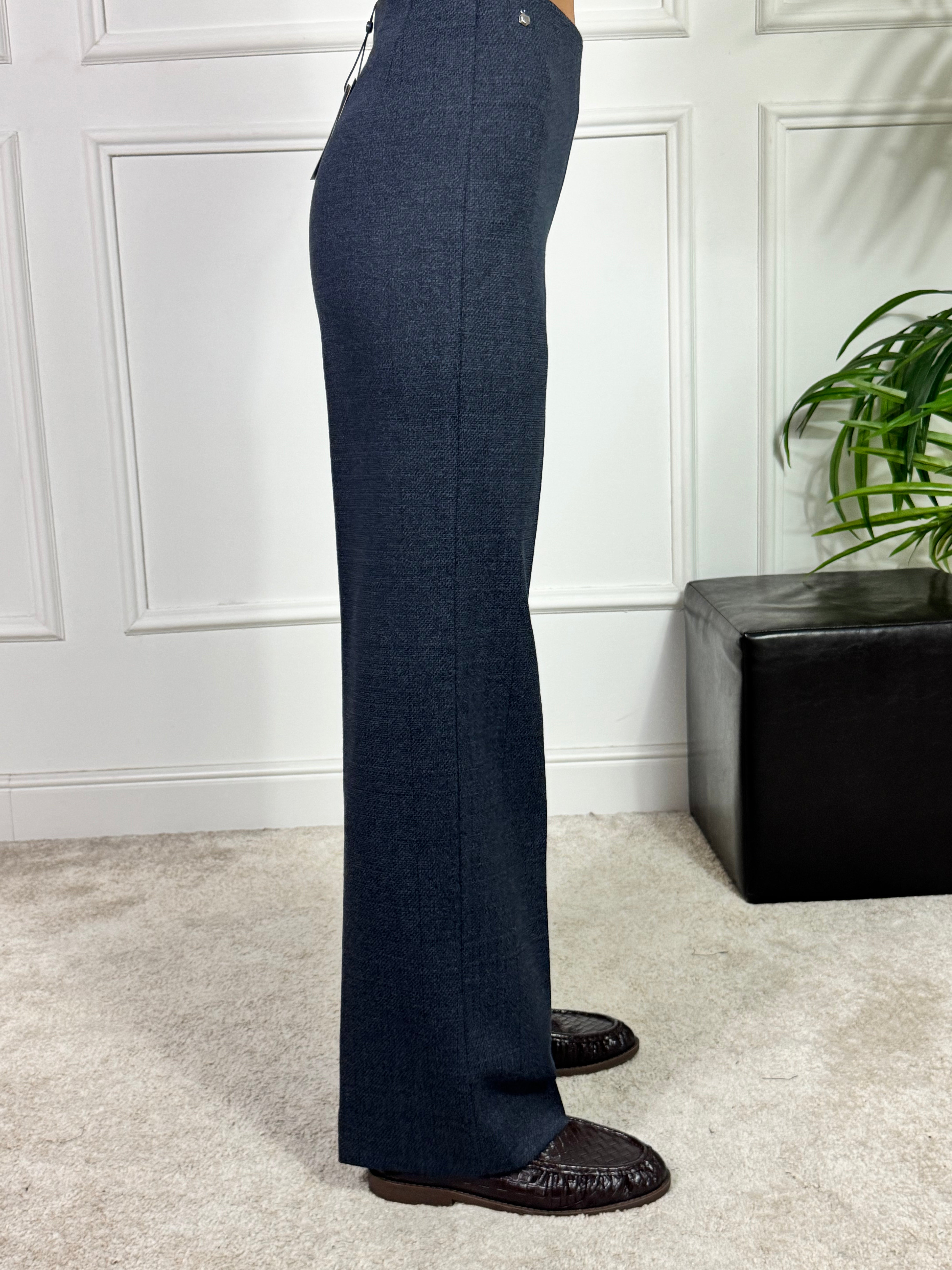 PANTALONE WIDE Ragno JACQUARD TEXTURE MELANGE