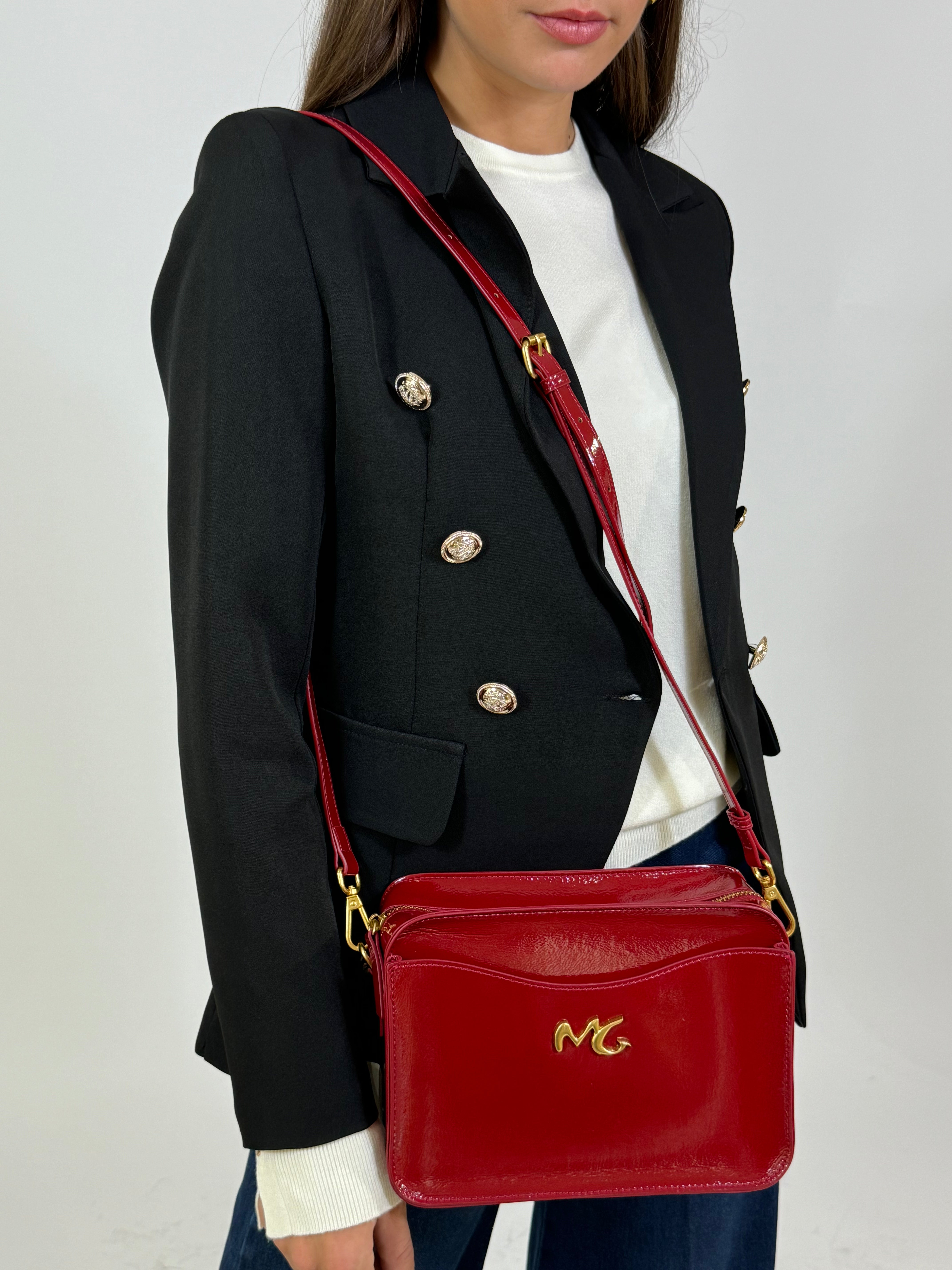 Borsa Manila Grace FLORIDA - TEXTURE VERNICE