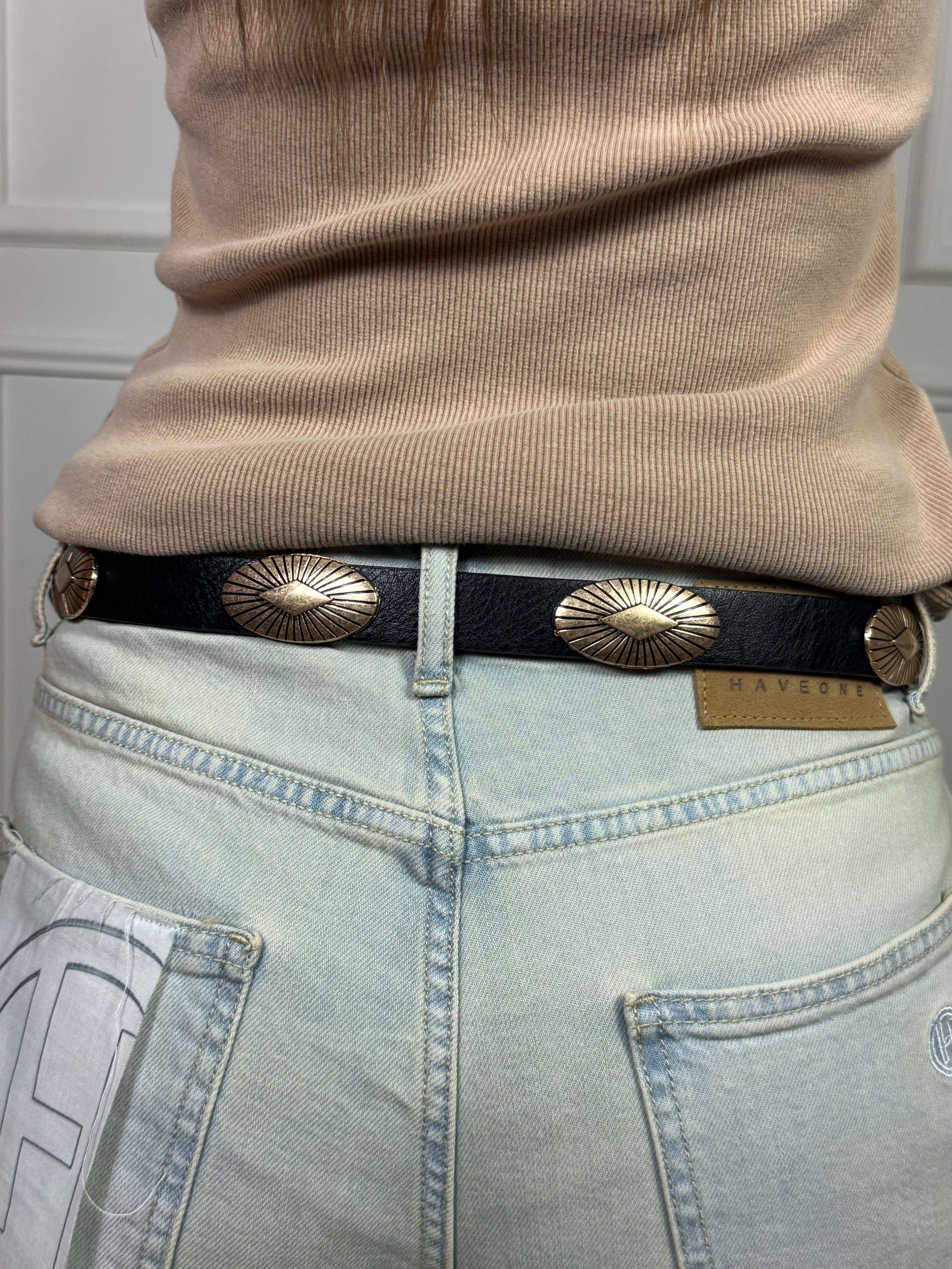 Cintura Susy Mix con placche in metallo