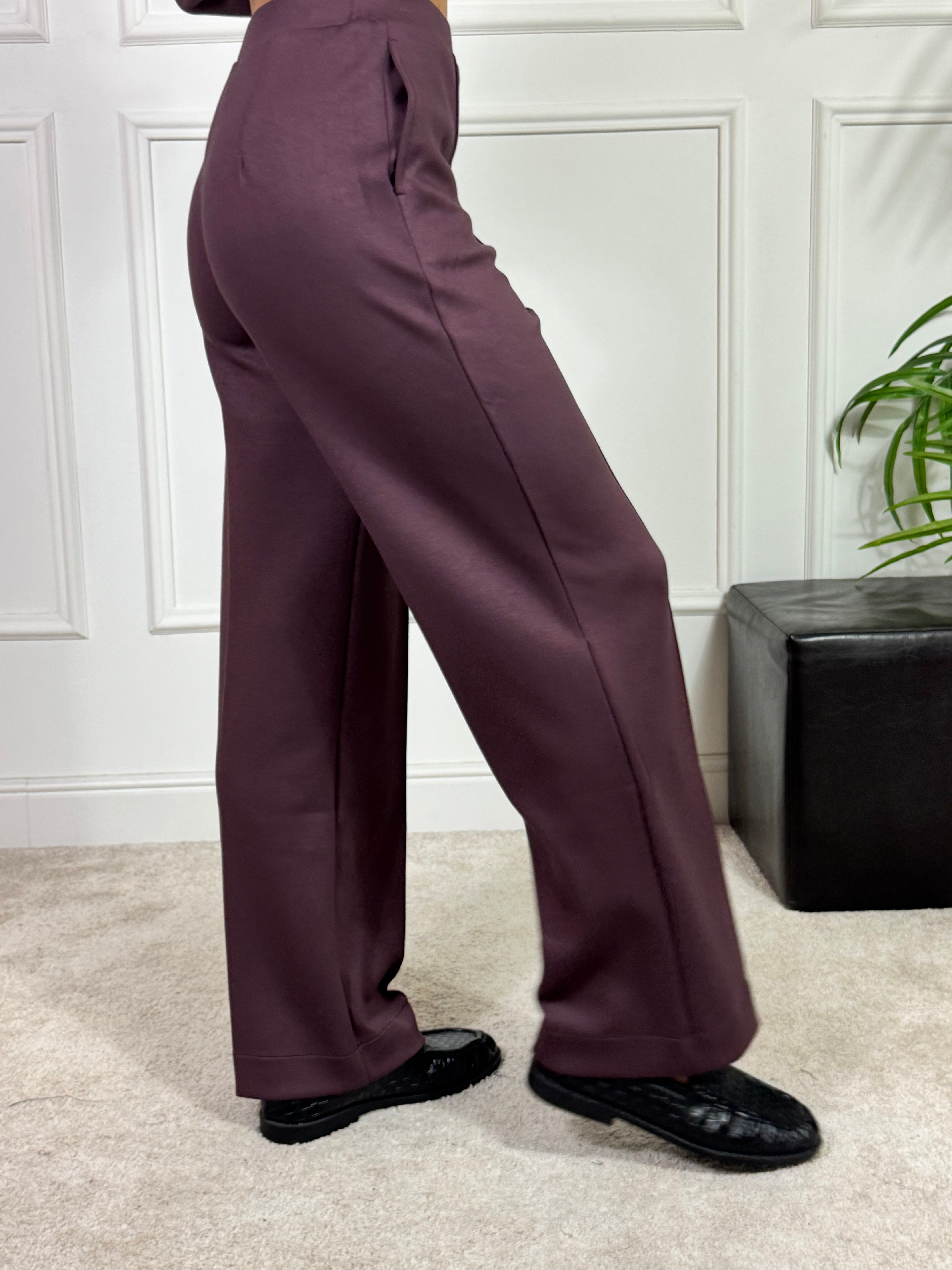 Pantalone tuta tessuto tecnico Ragno WIDE PALAZZO