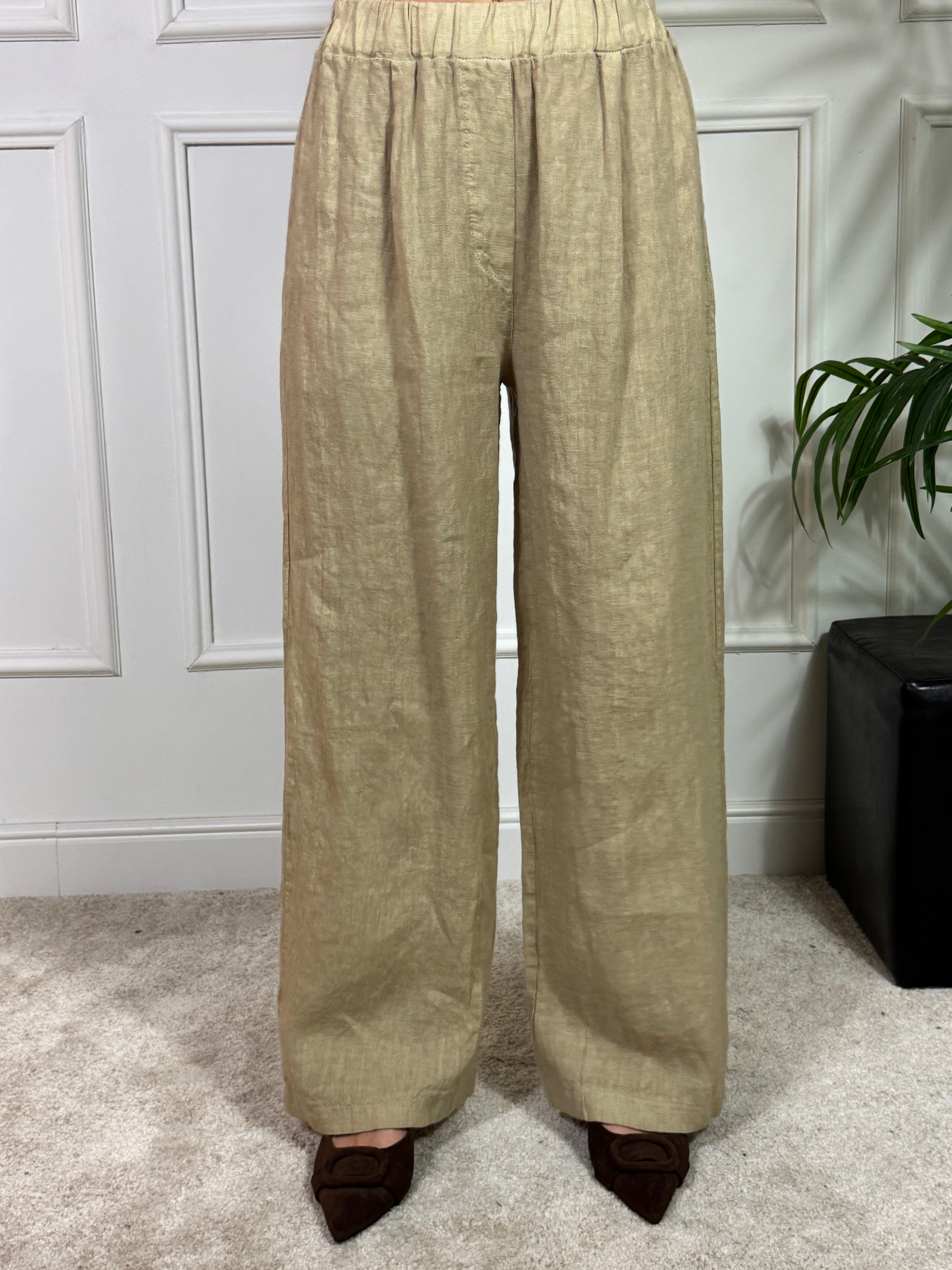 Pantalone in lino Kontatto