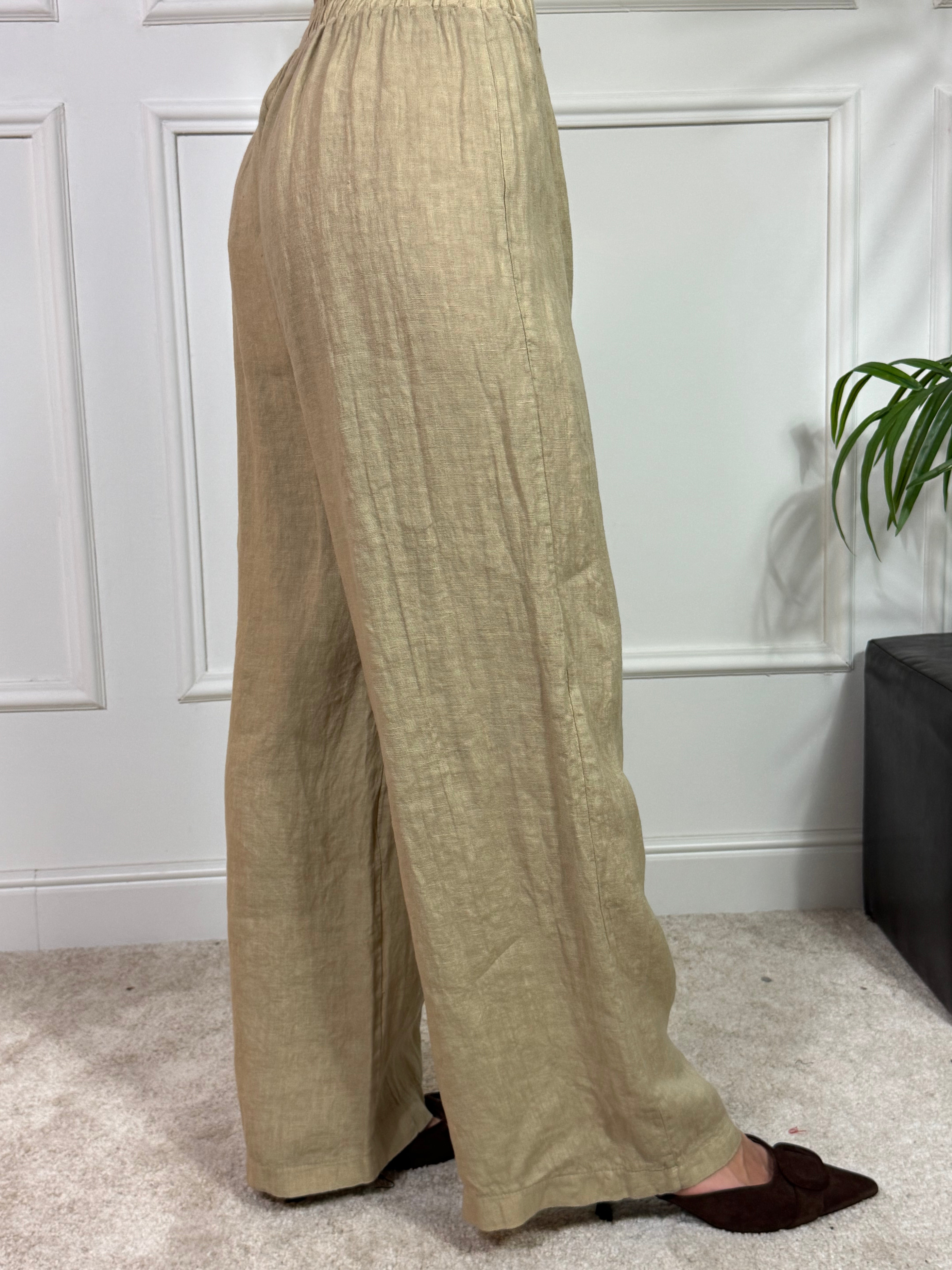 Pantalone in lino Kontatto