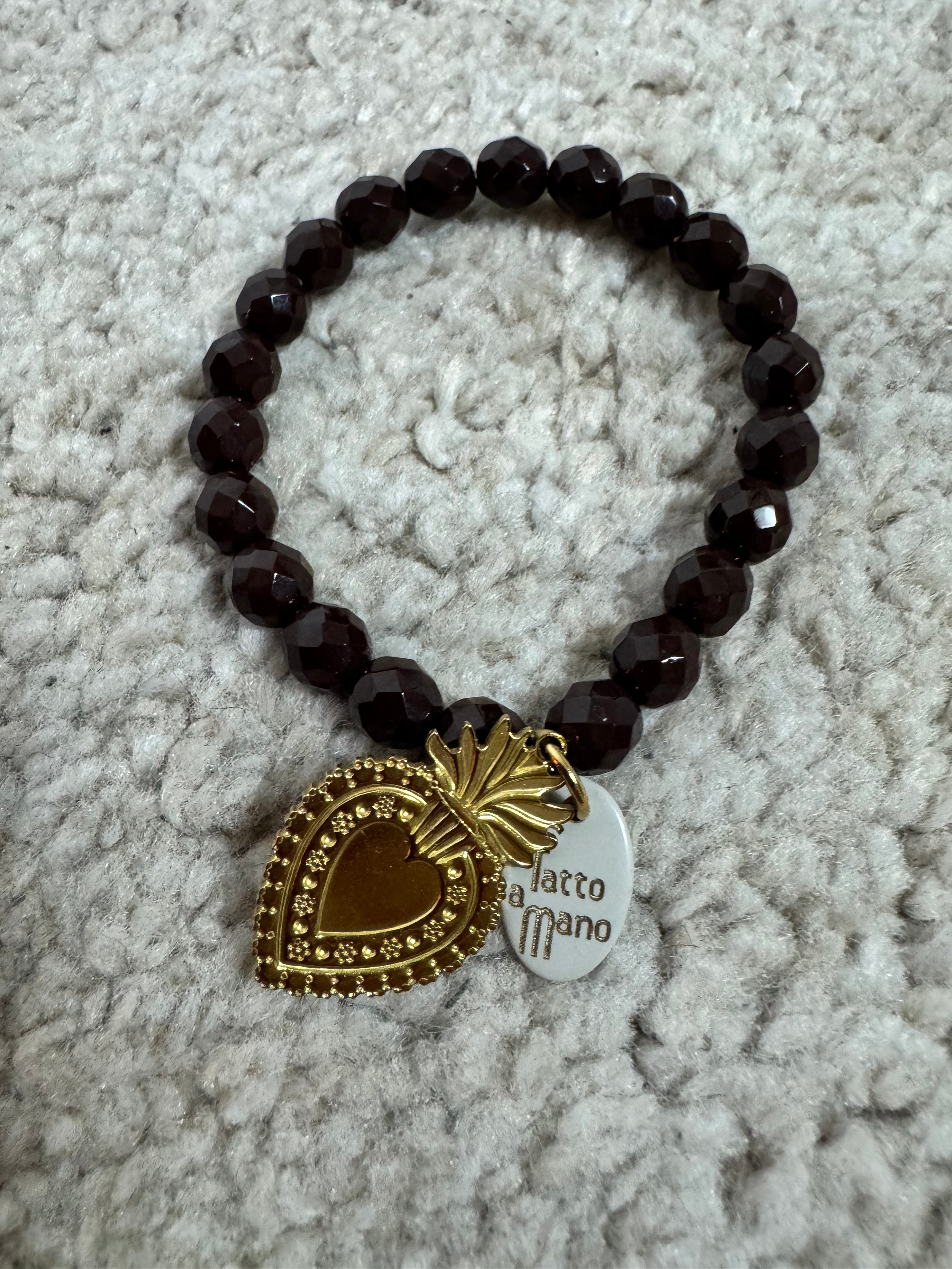 BRACCIALE Momi - SACRO CUORE- MARRONE