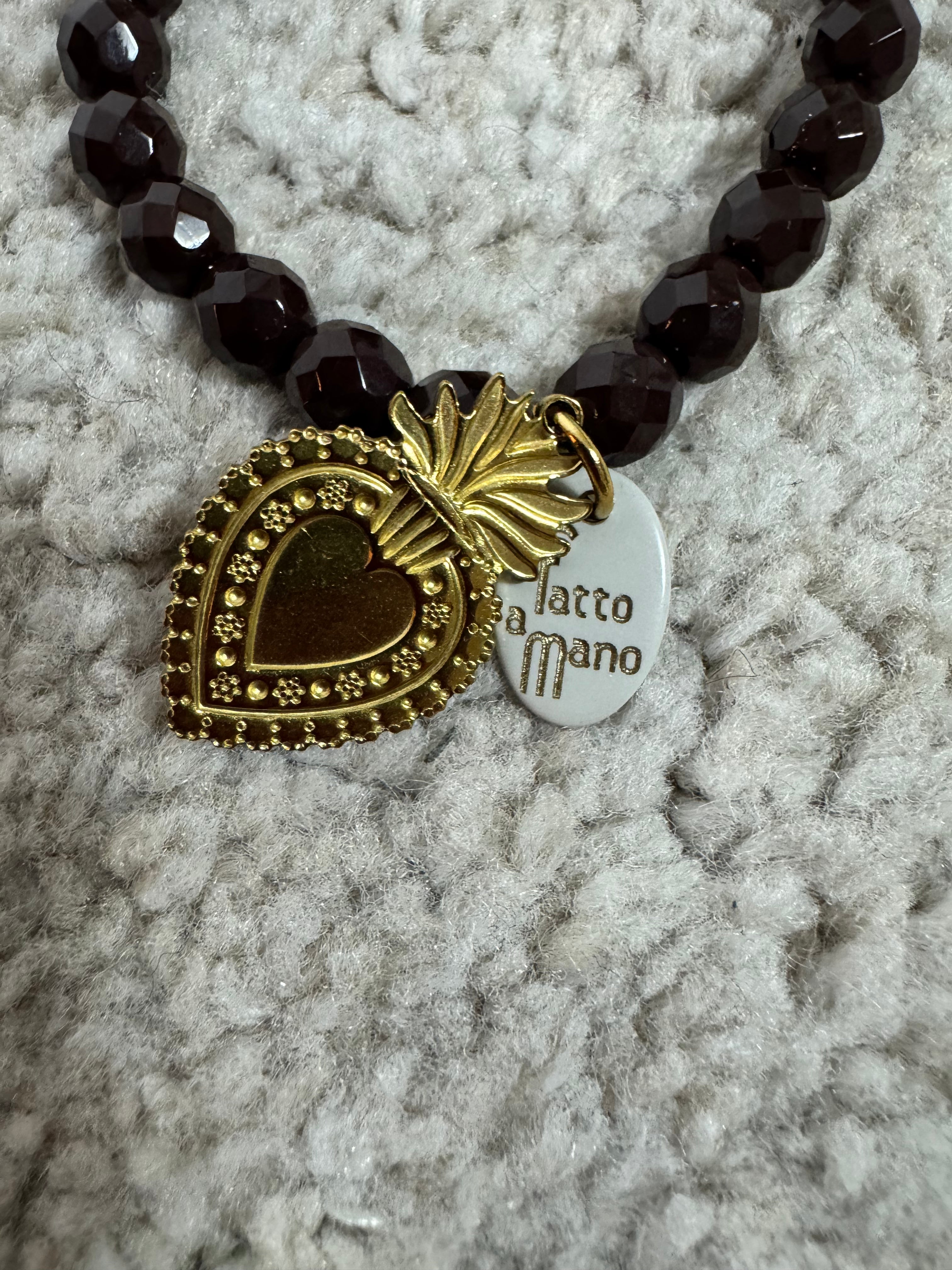 BRACCIALE Momi - SACRO CUORE- MARRONE