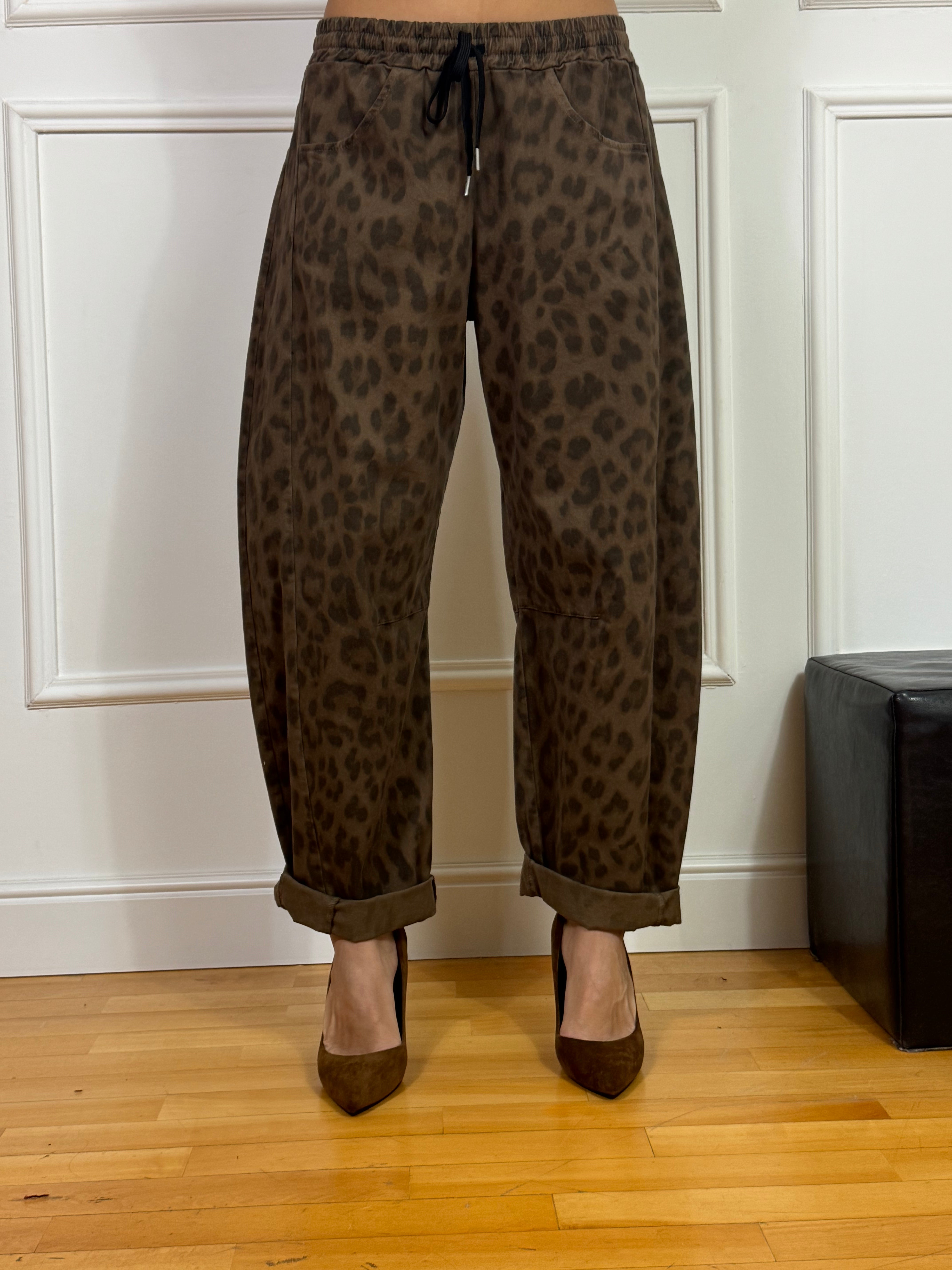 Pantalone balloon maculato Kikisix