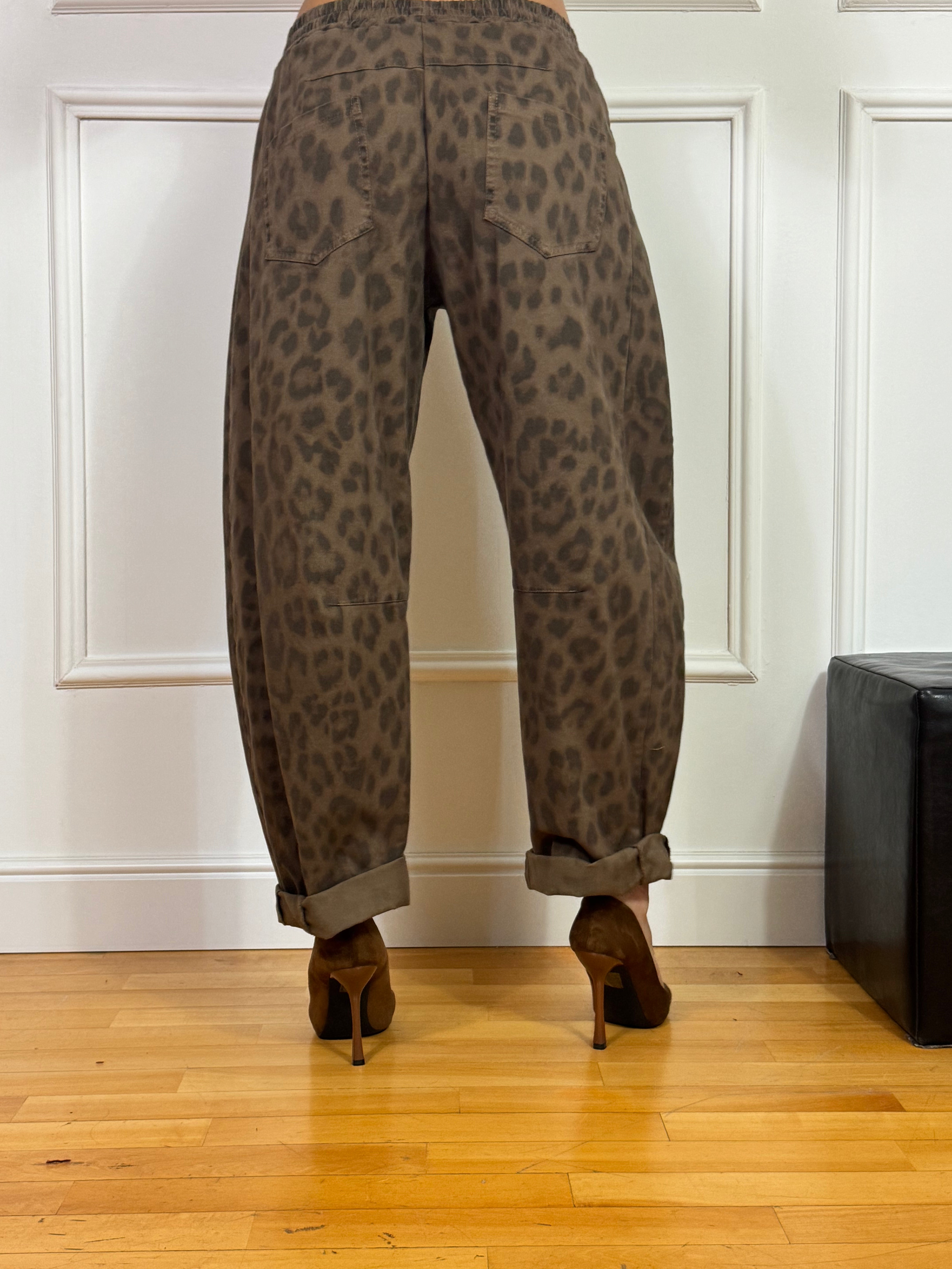 Pantalone balloon maculato Kikisix