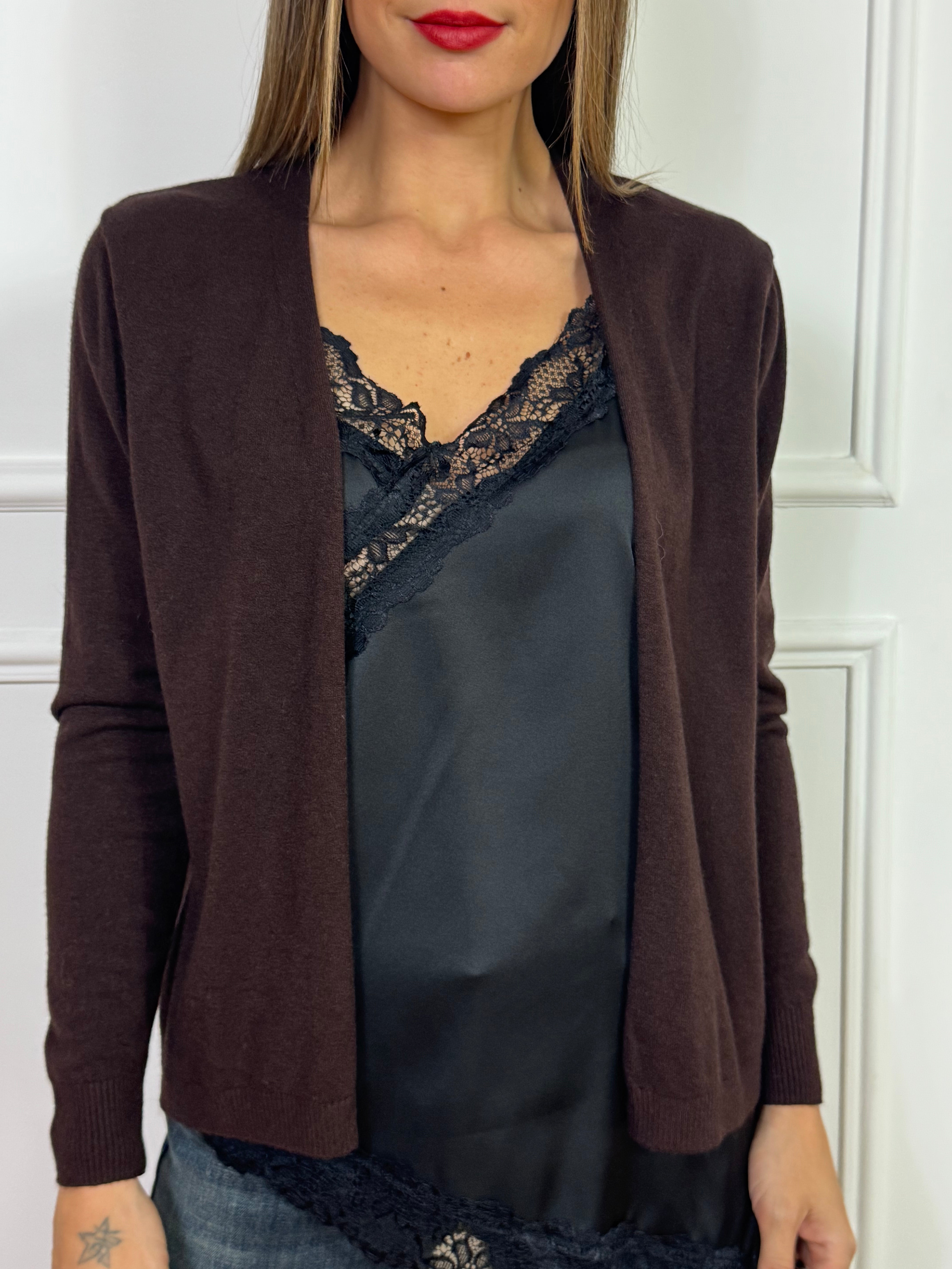 Cardigan corto Kikisix APERTO