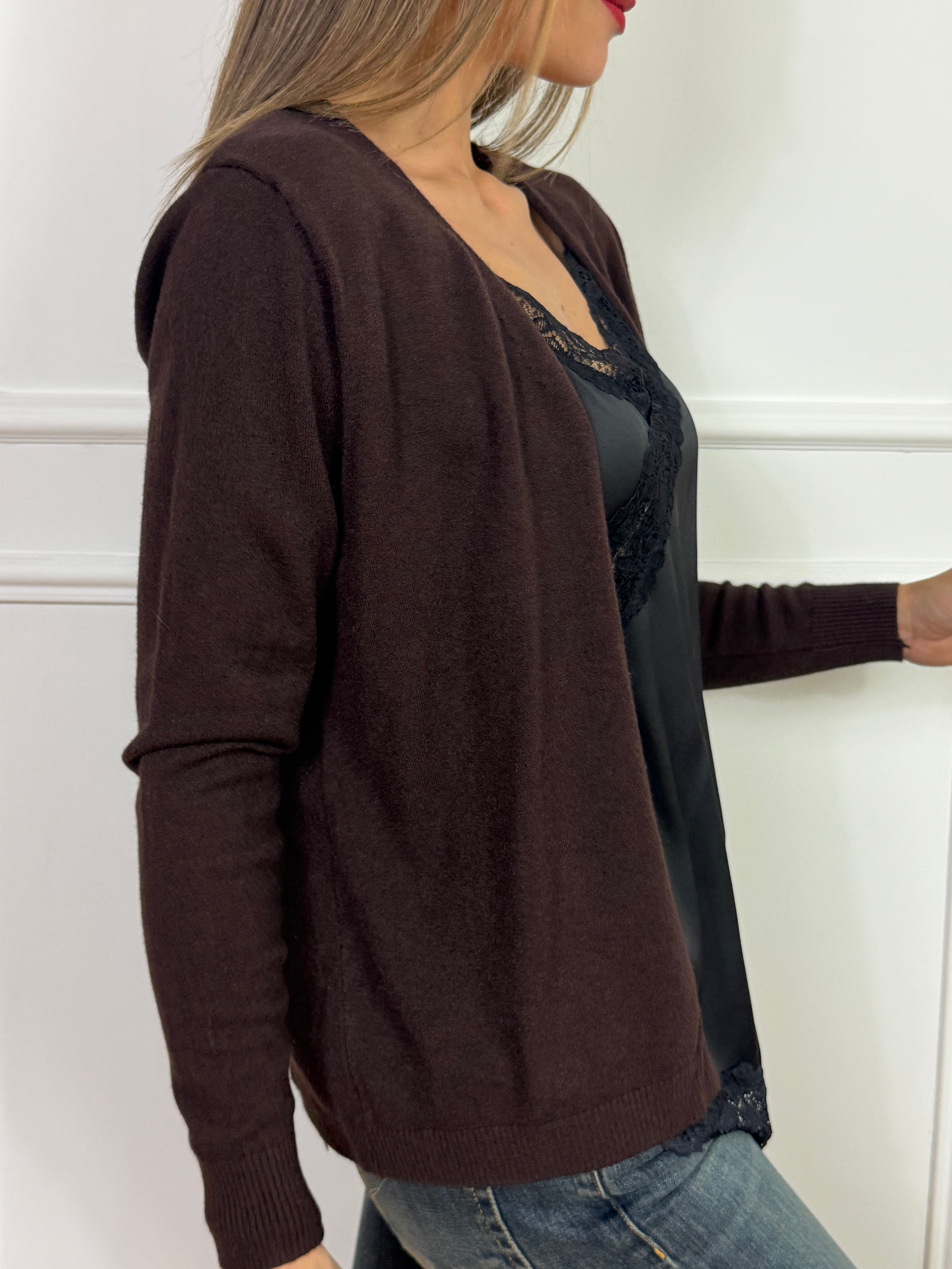 Cardigan corto Kikisix APERTO