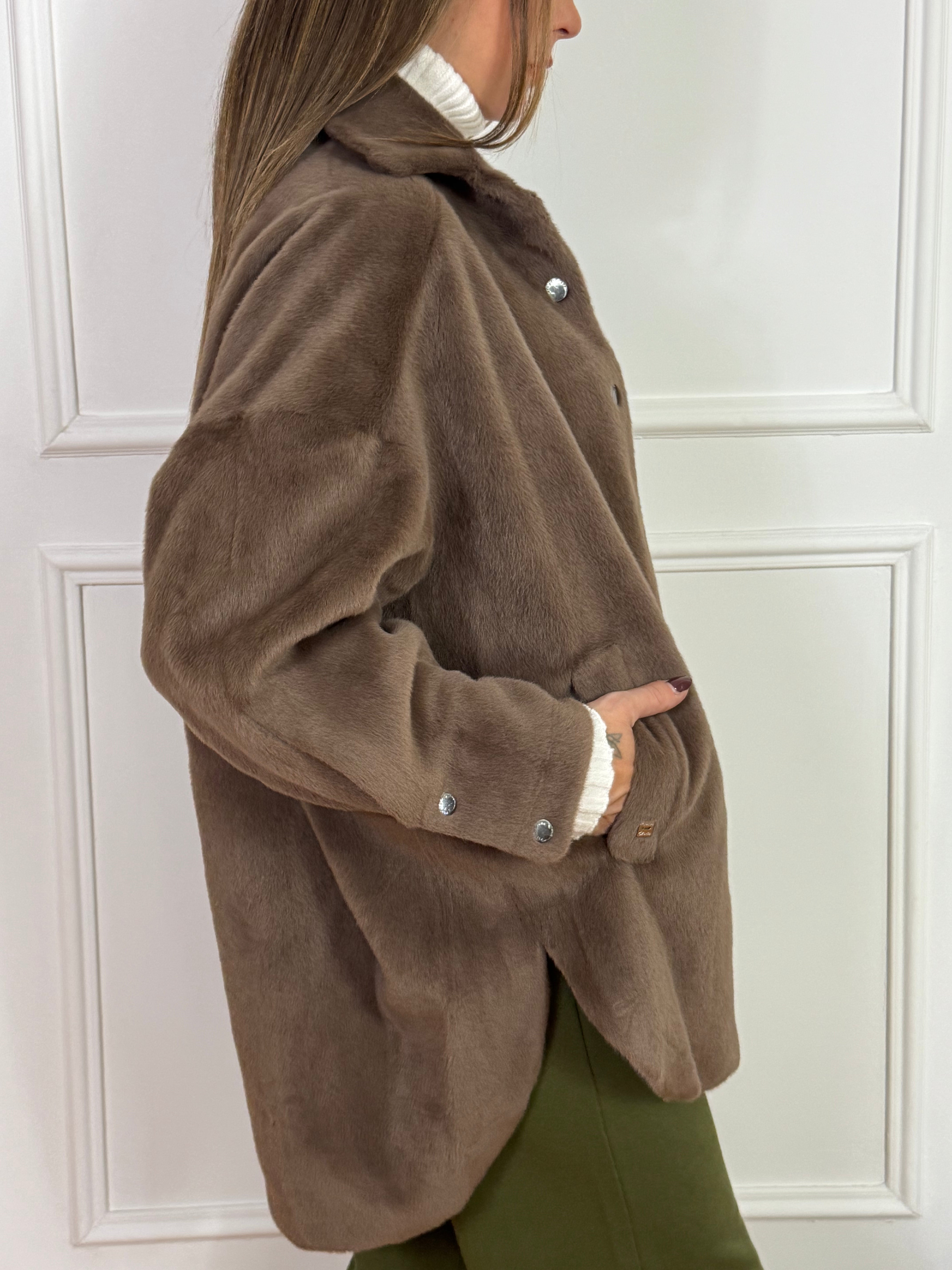 Giubbotto Eco pelliccia GAIA Manila Grace - MANICA LUNGA