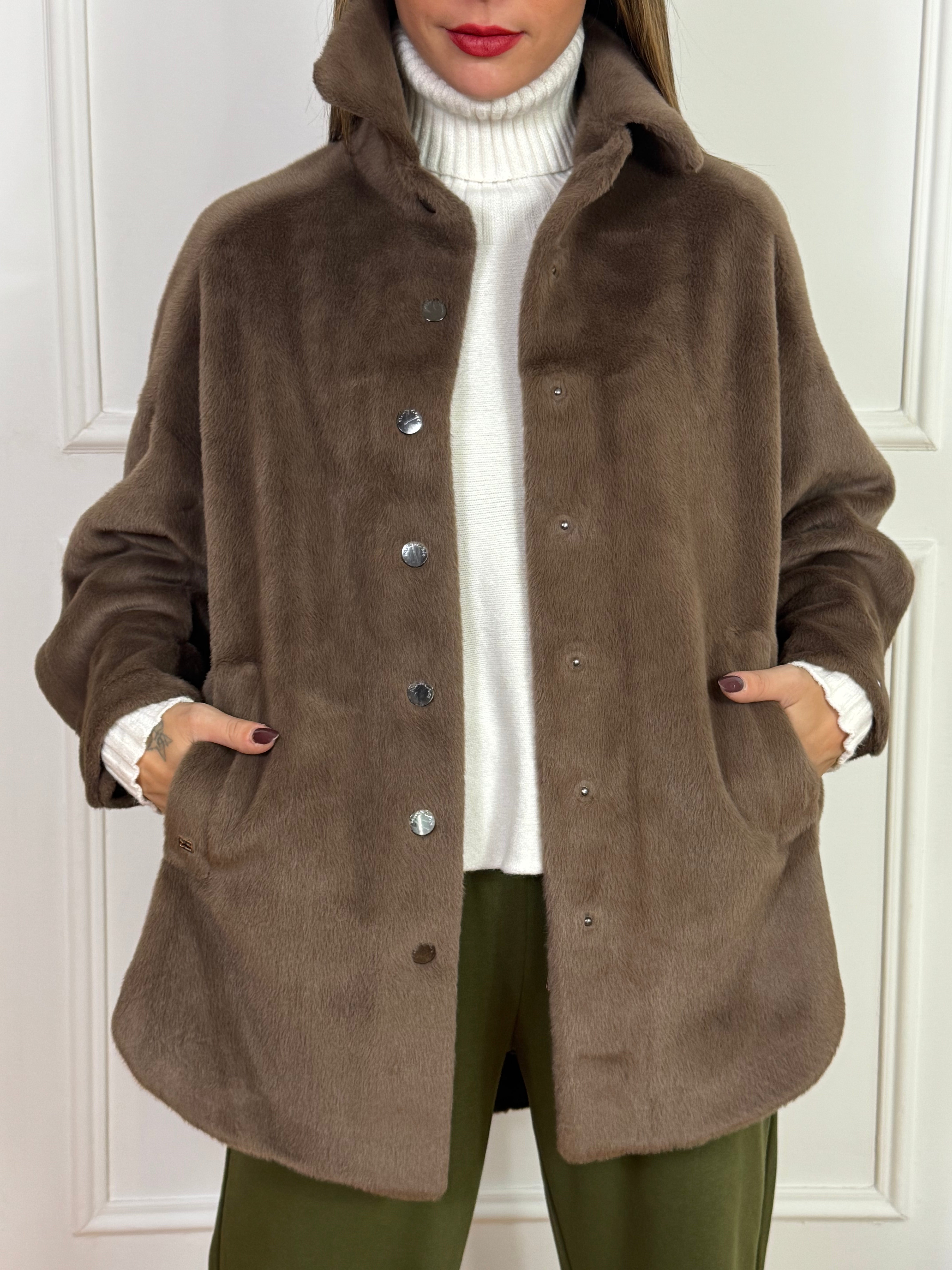 Giubbotto Eco pelliccia GAIA Manila Grace - MANICA LUNGA