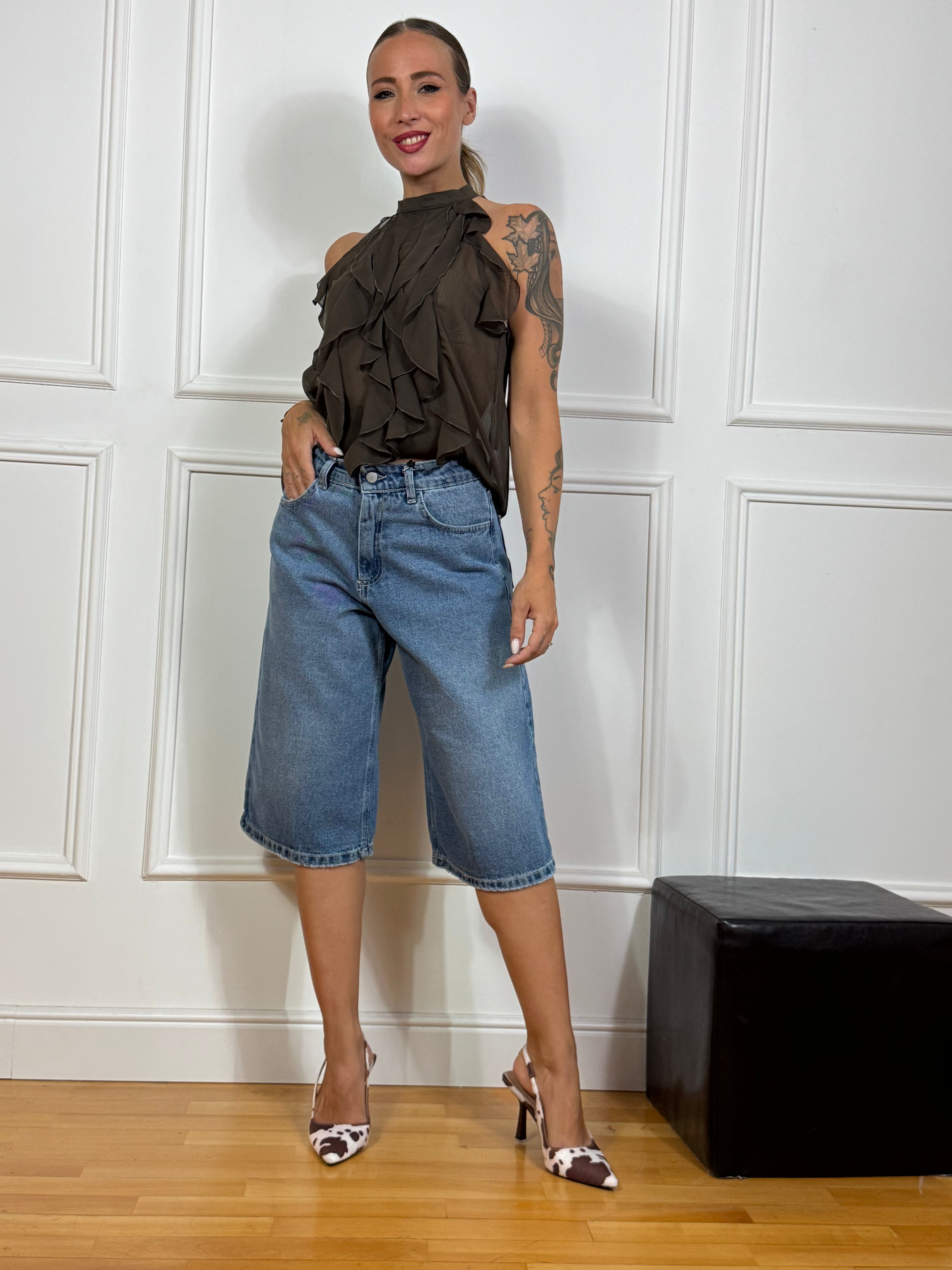 Bermuda in jeans KIKISIX