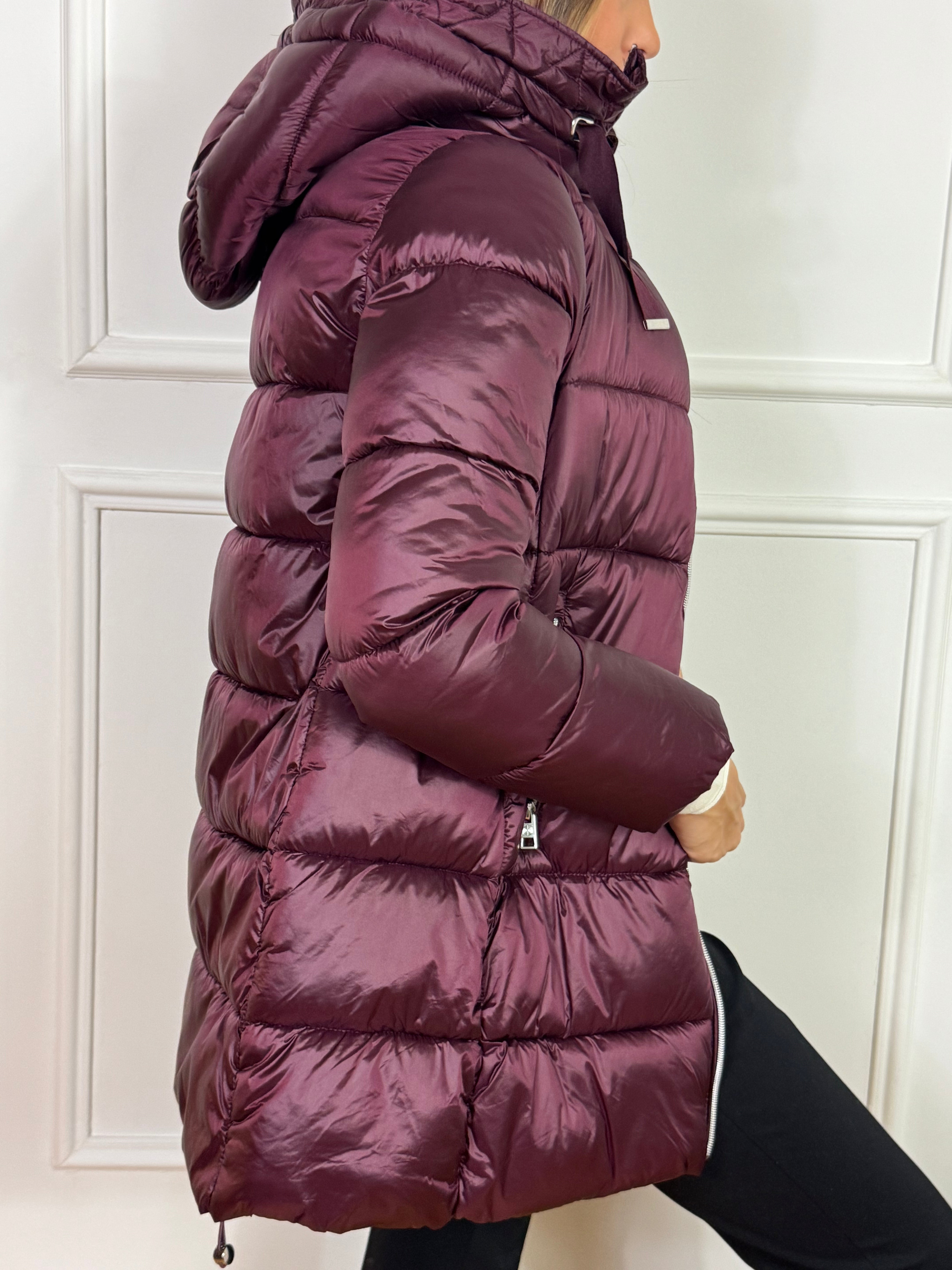 Piumino imbottito medio Ragno con cappuccio