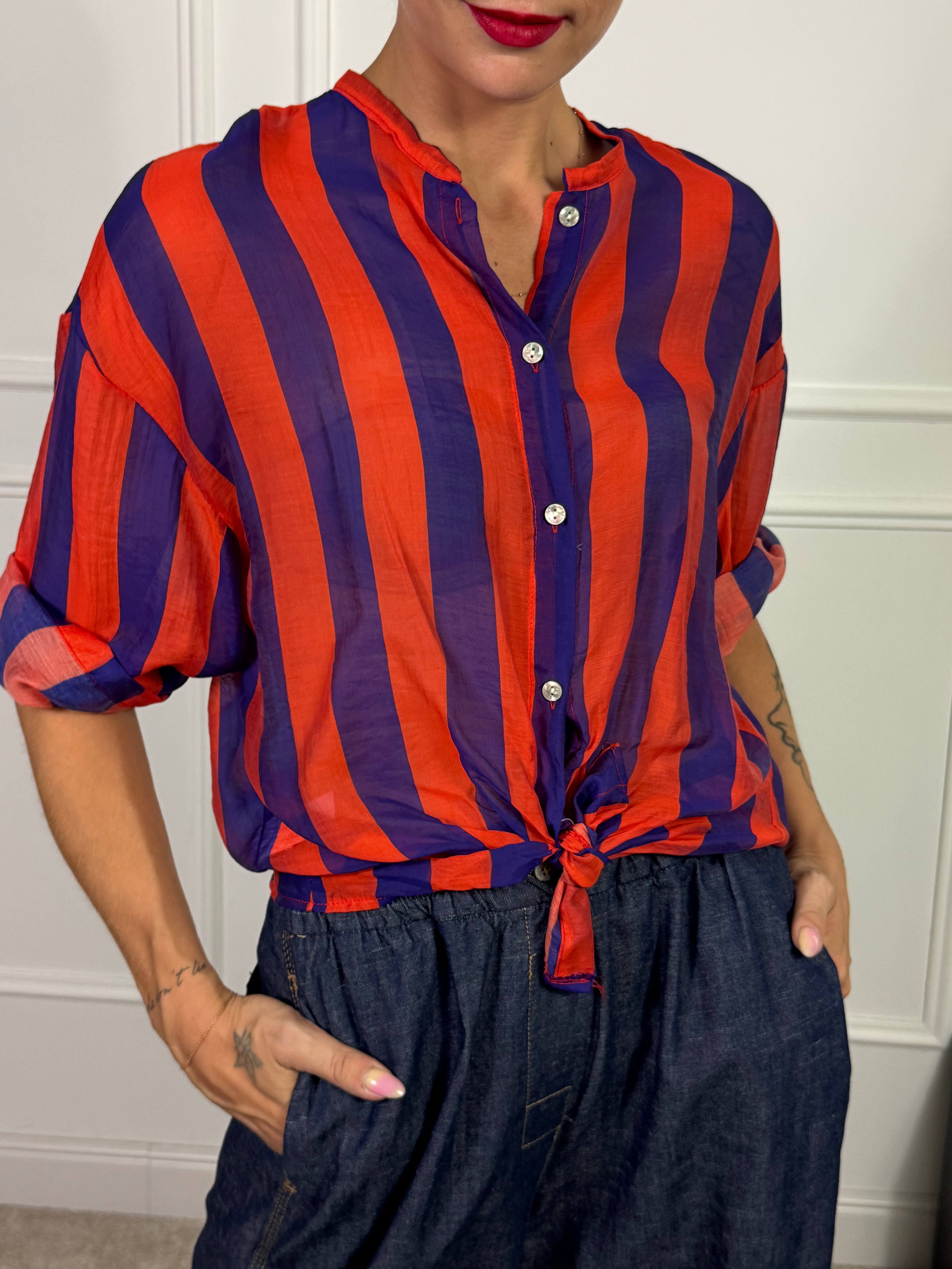 Camicia VICTORIA ILMH RIGHE GRANDI
