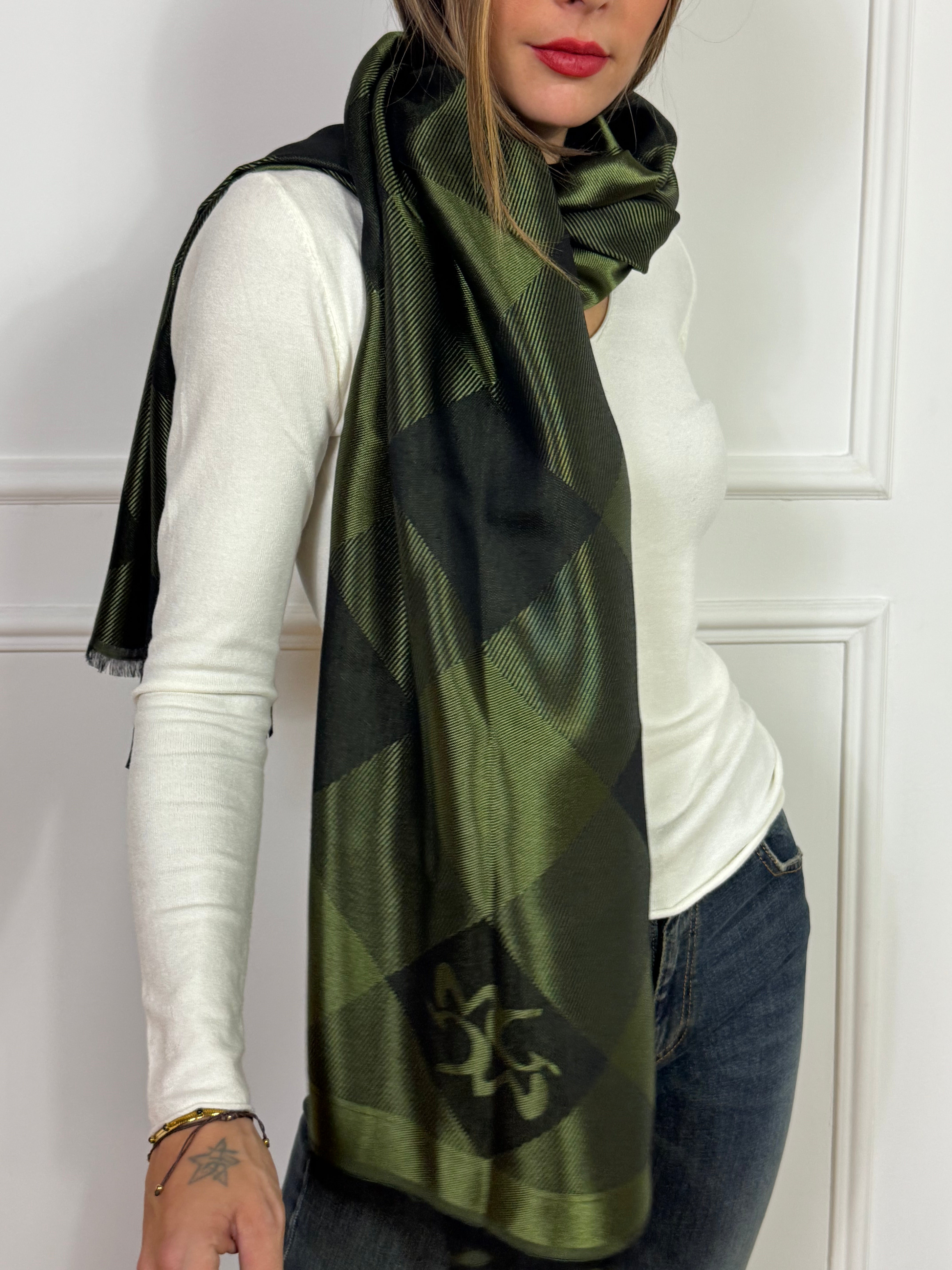 Sciarpa Manila Grace CHECK JACQUARD