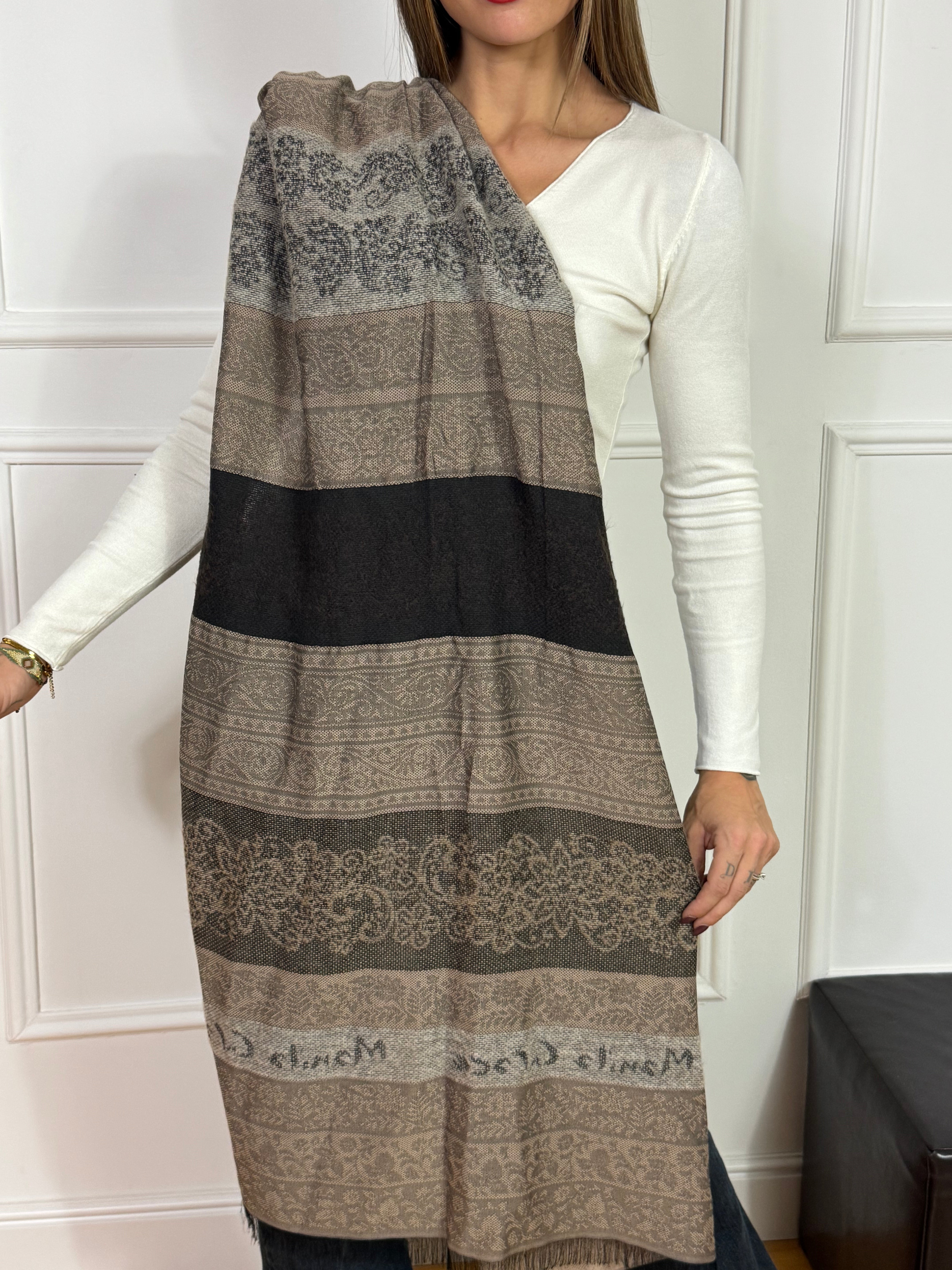 Sciarpa Manila Grace JACQUARD PIZZO